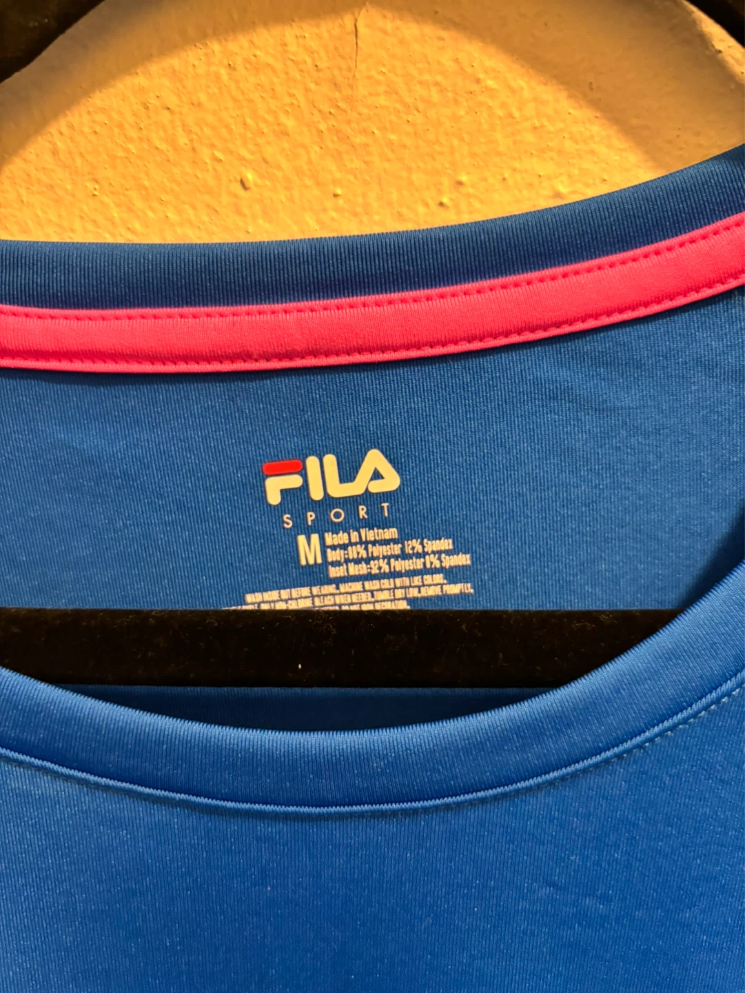 NEW-Fila Sport Blue Athletic T-Shirt Size M - photo 2