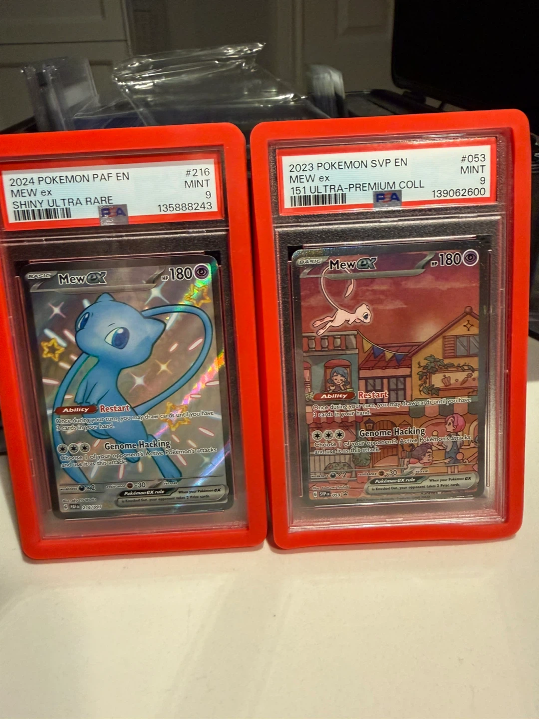 Graded Mew Pokémon cards