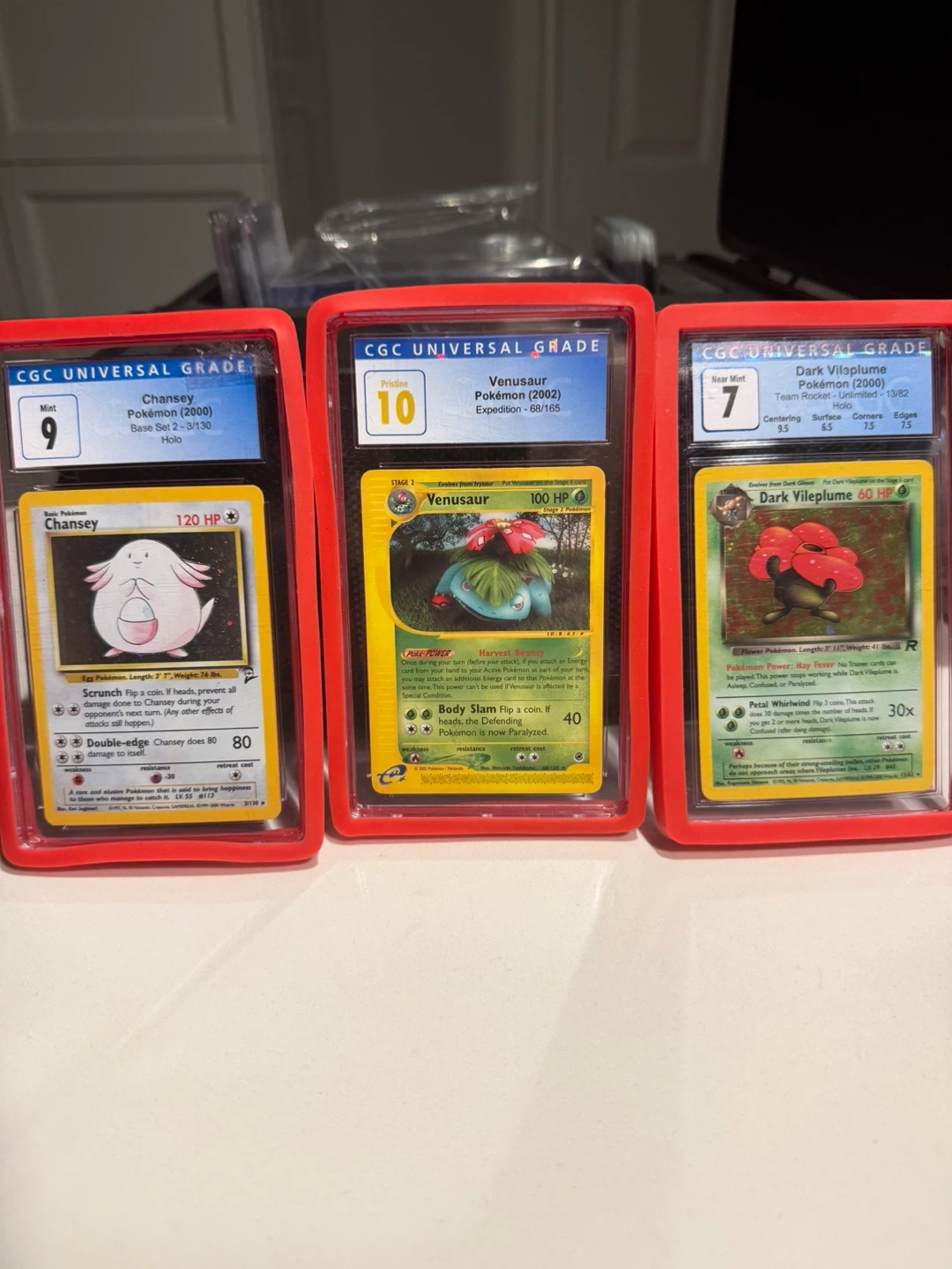Graded Vintage Pokémon cards