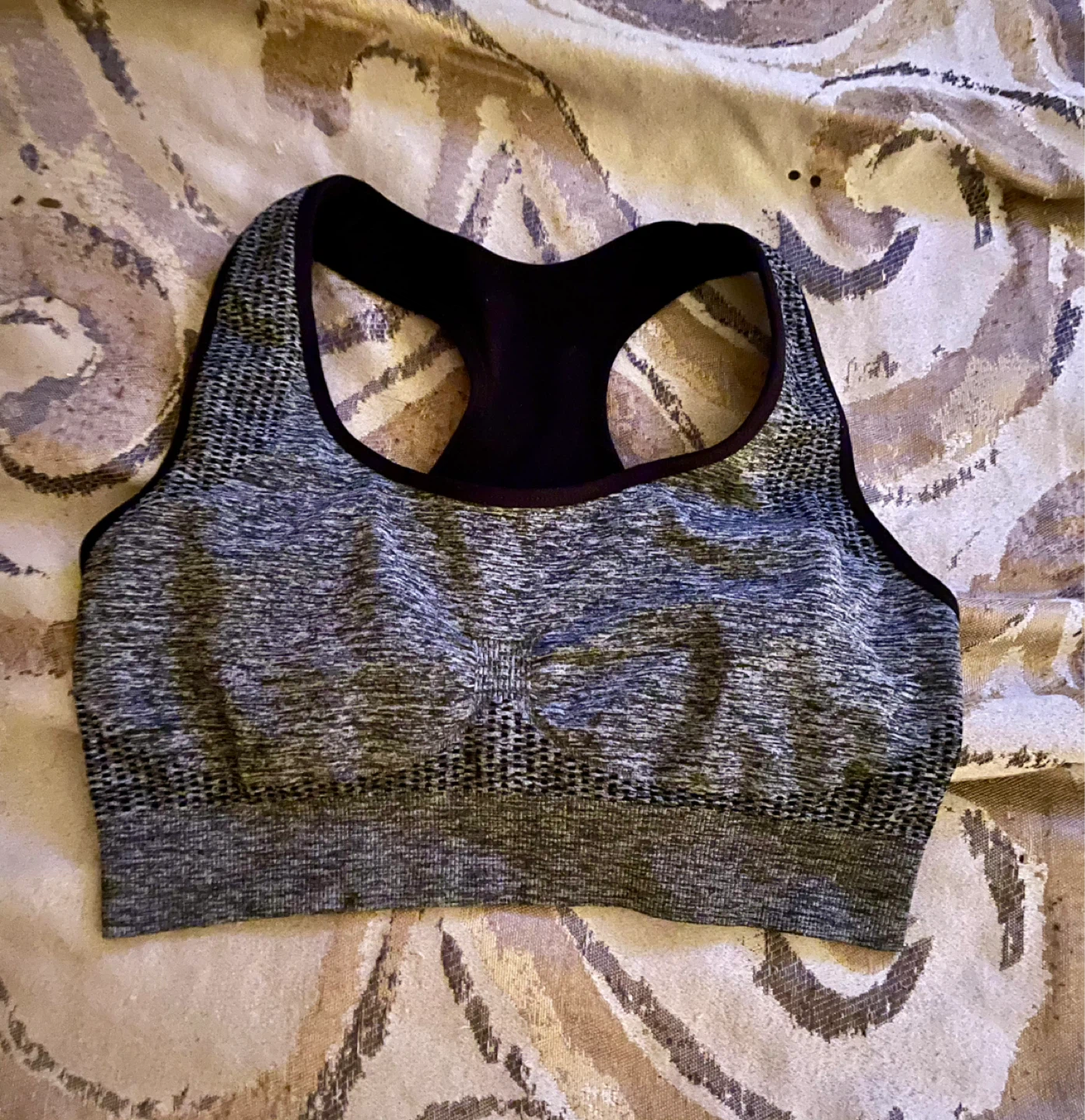 Grey Sports Bra