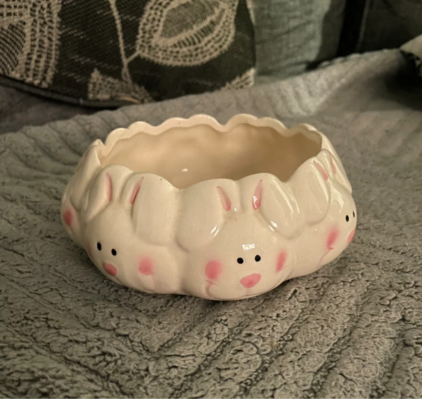 Ceramic Bunny Bowl