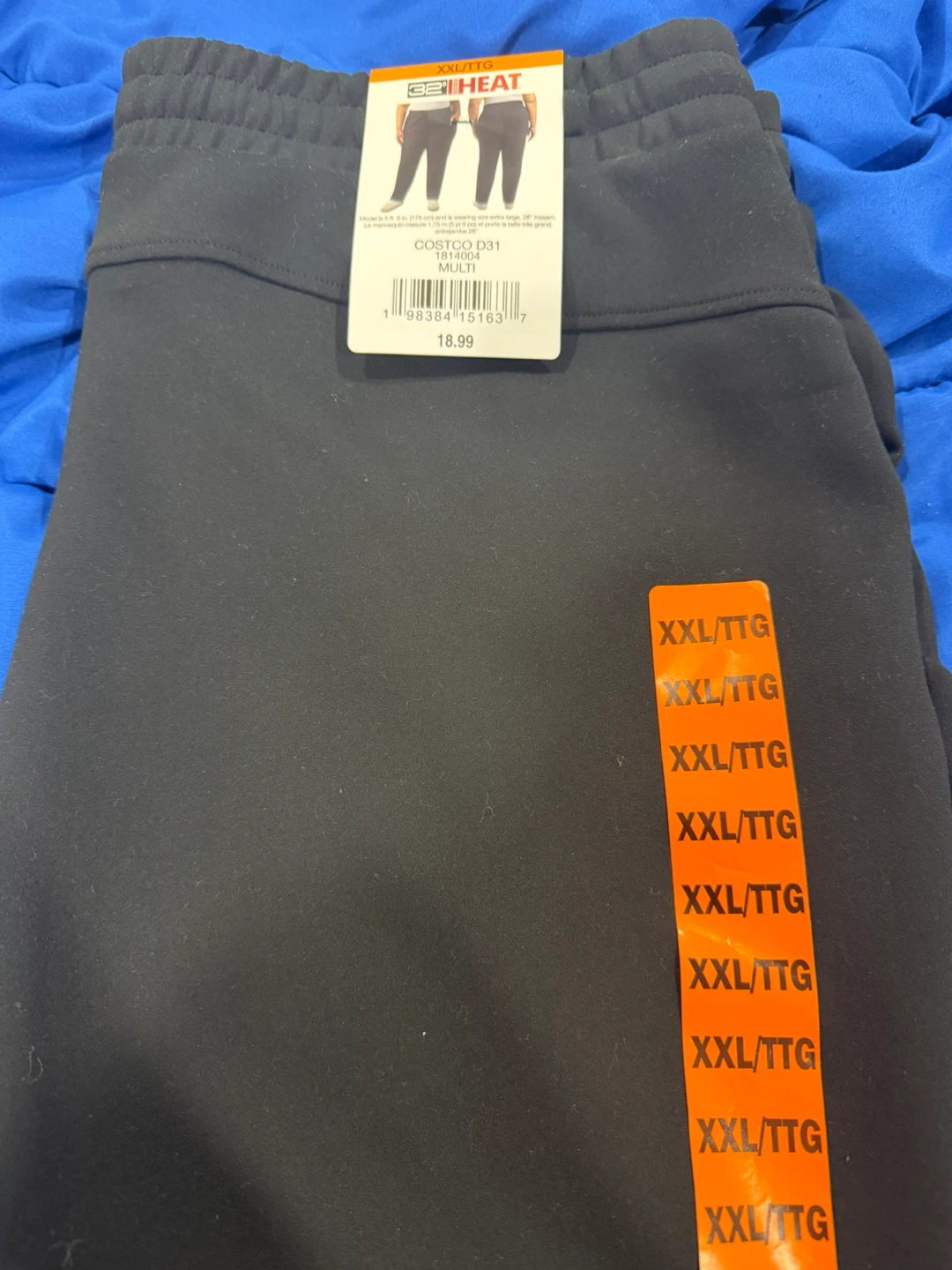 32 Degrees Heat XXL Women’s Black Pants