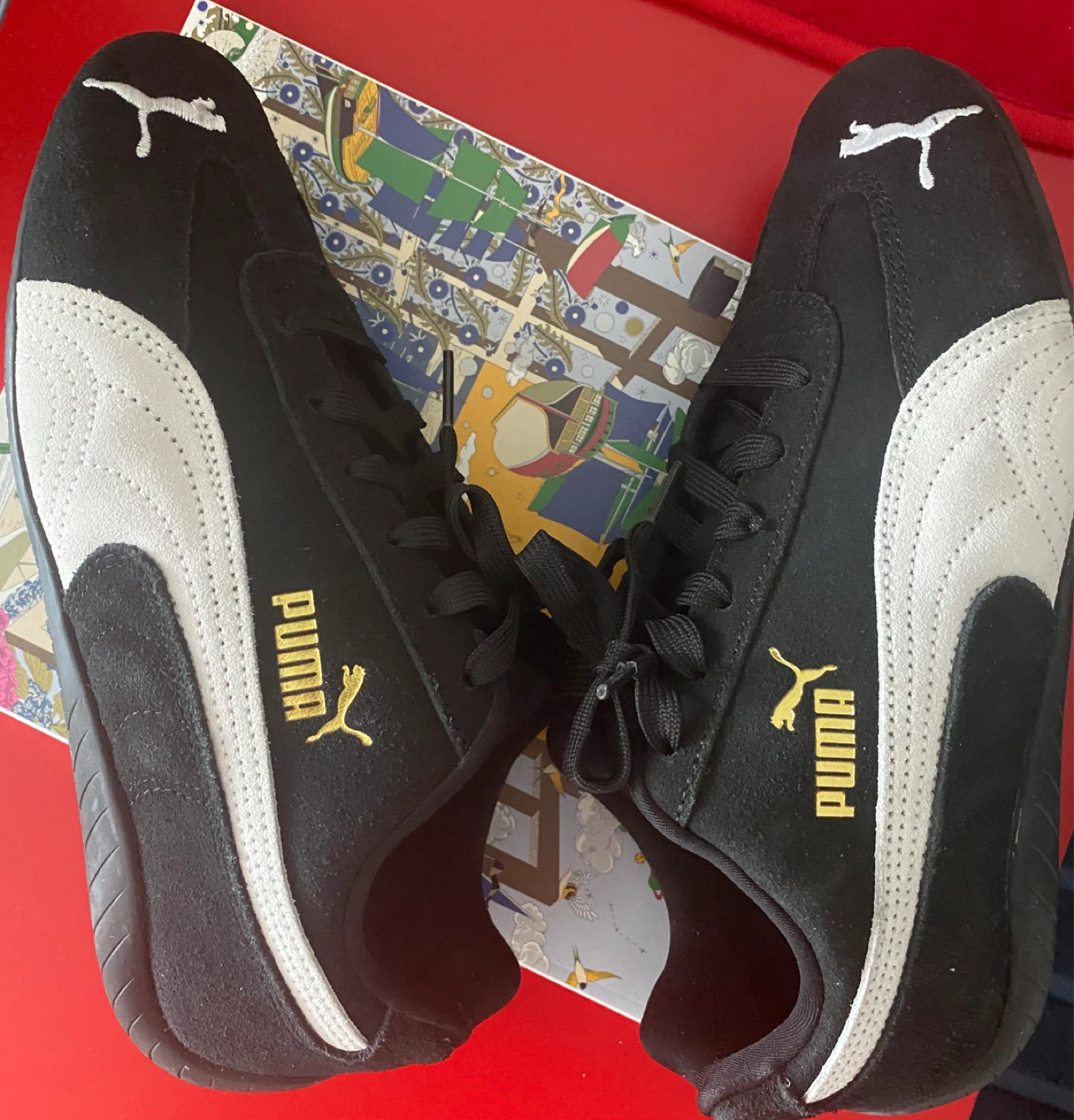 Puma Black Suede Sneakers - Women's US 7.5
