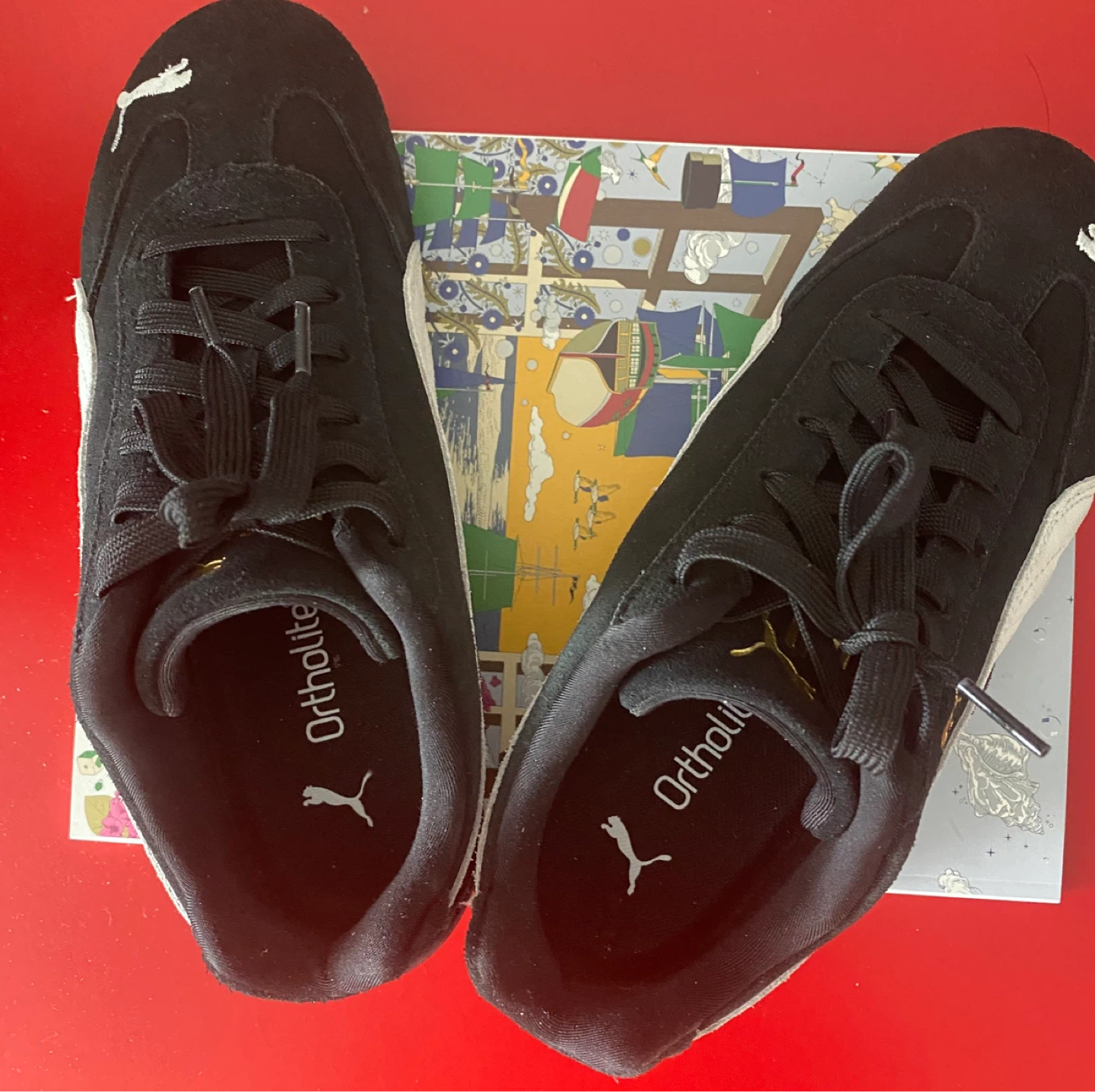 Puma Black Suede Sneakers - Women's US 7.5 - photo 3