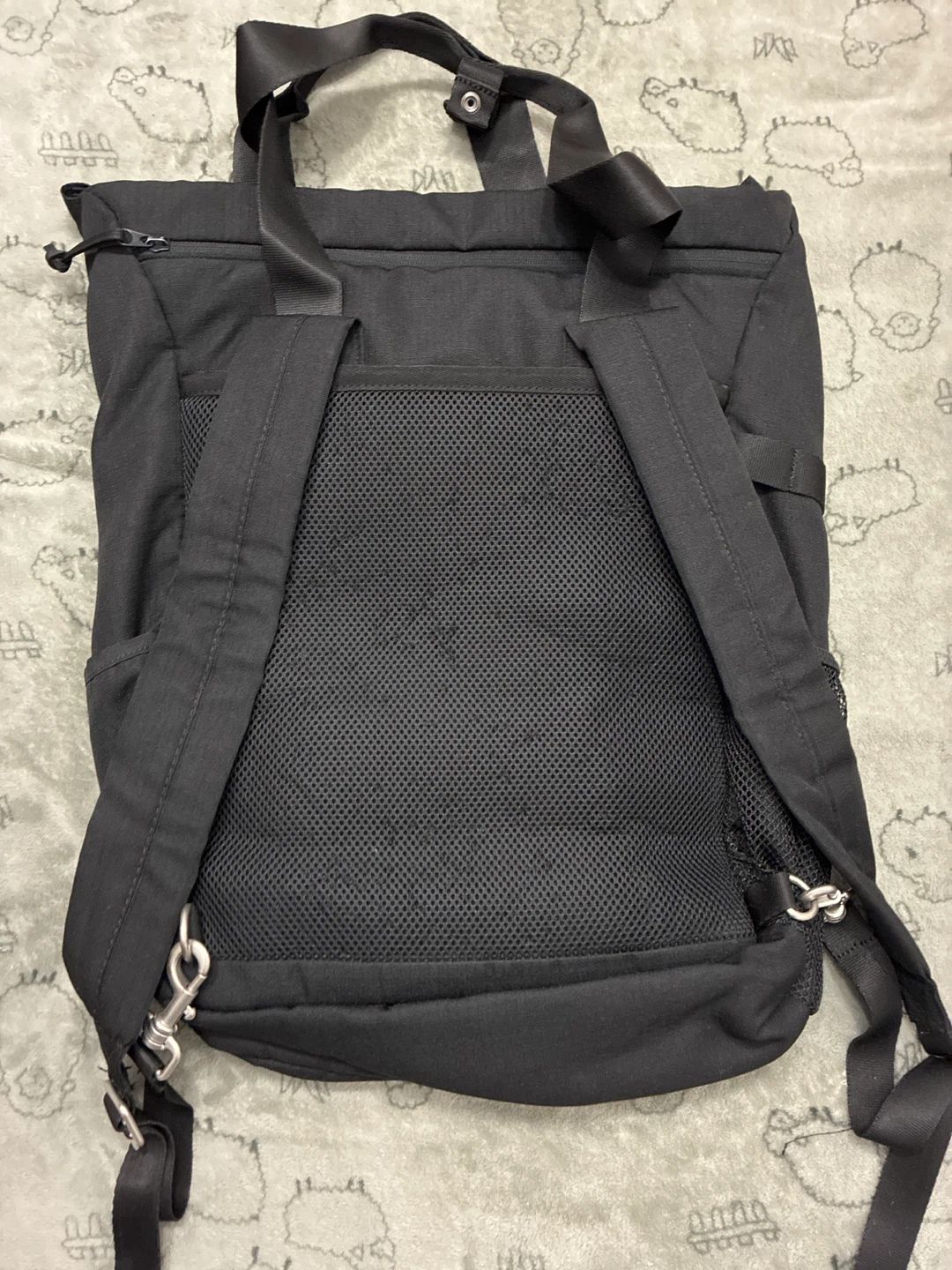 Black Convertible Tote Backpack - photo 2