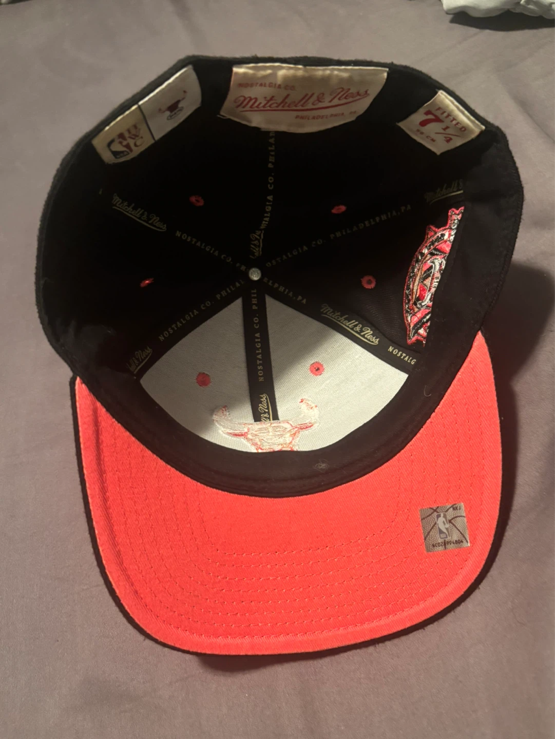 Mitchell & Ness Chicago Bulls 20th Anniversary Fitted Hat - photo 4