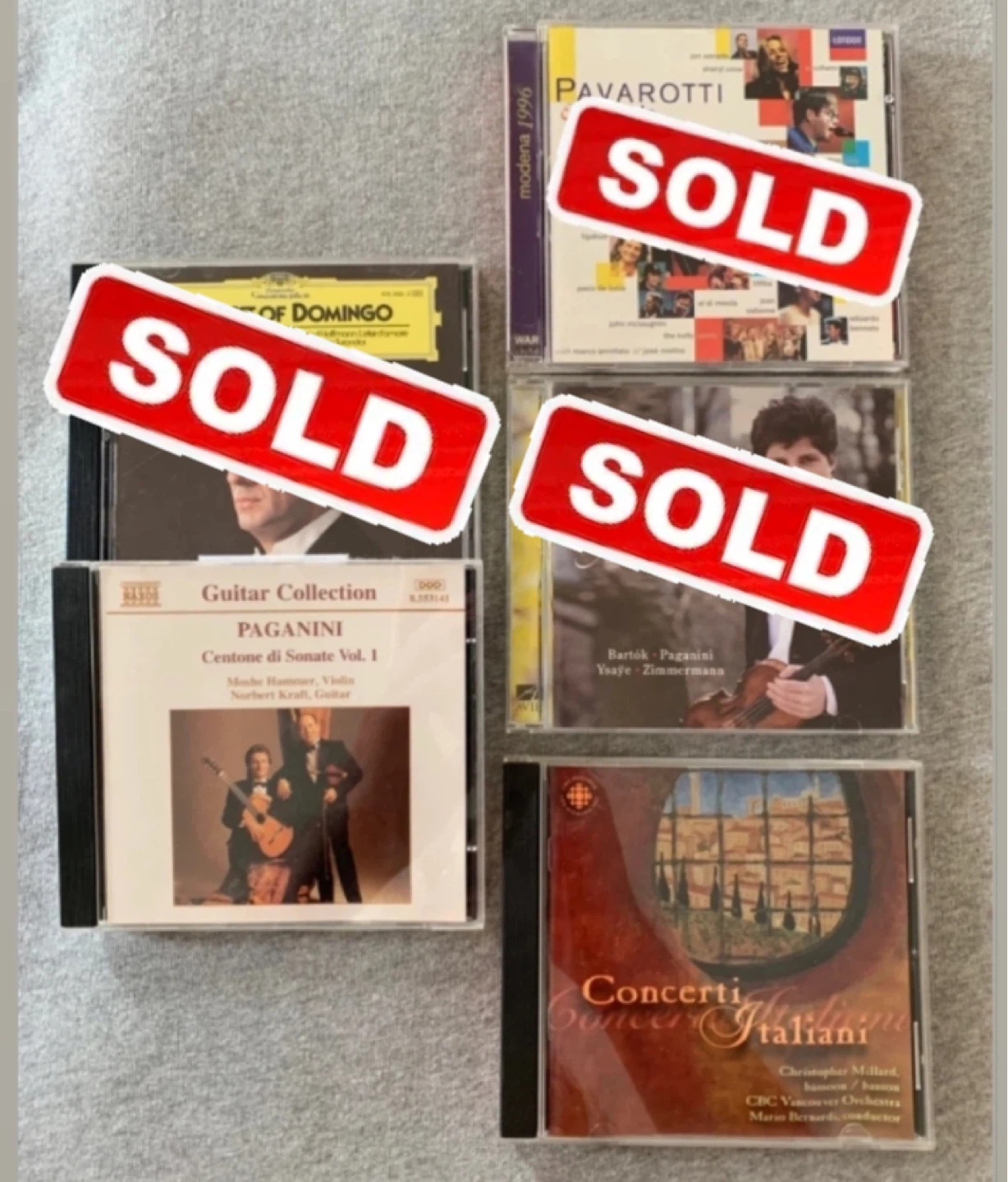 Two Italian Classical Music CDs