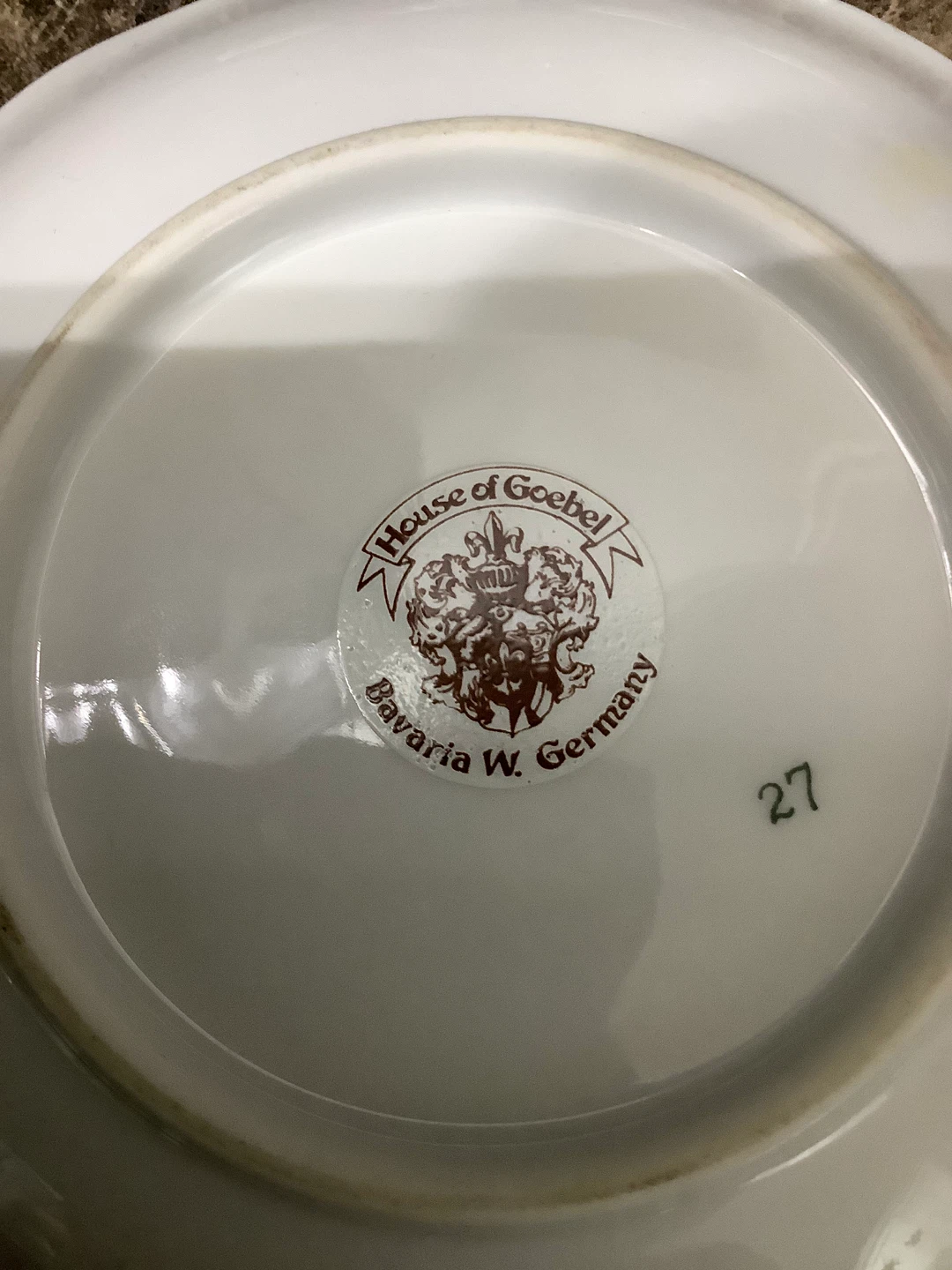 House of Goebel Bavaria W. Germany Tea Cup and Saucer Set - photo 2