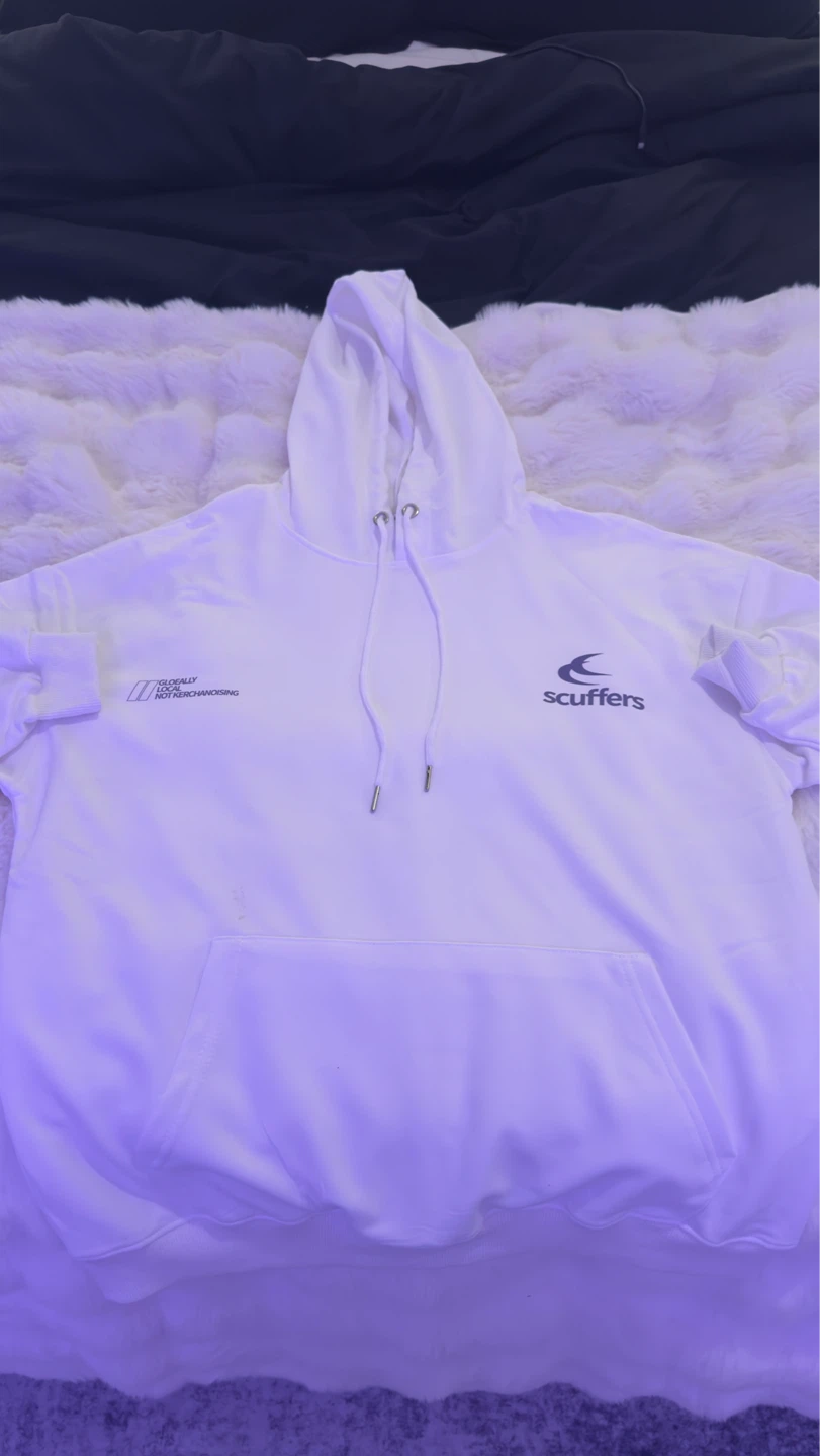 White Scuffers Hoodie