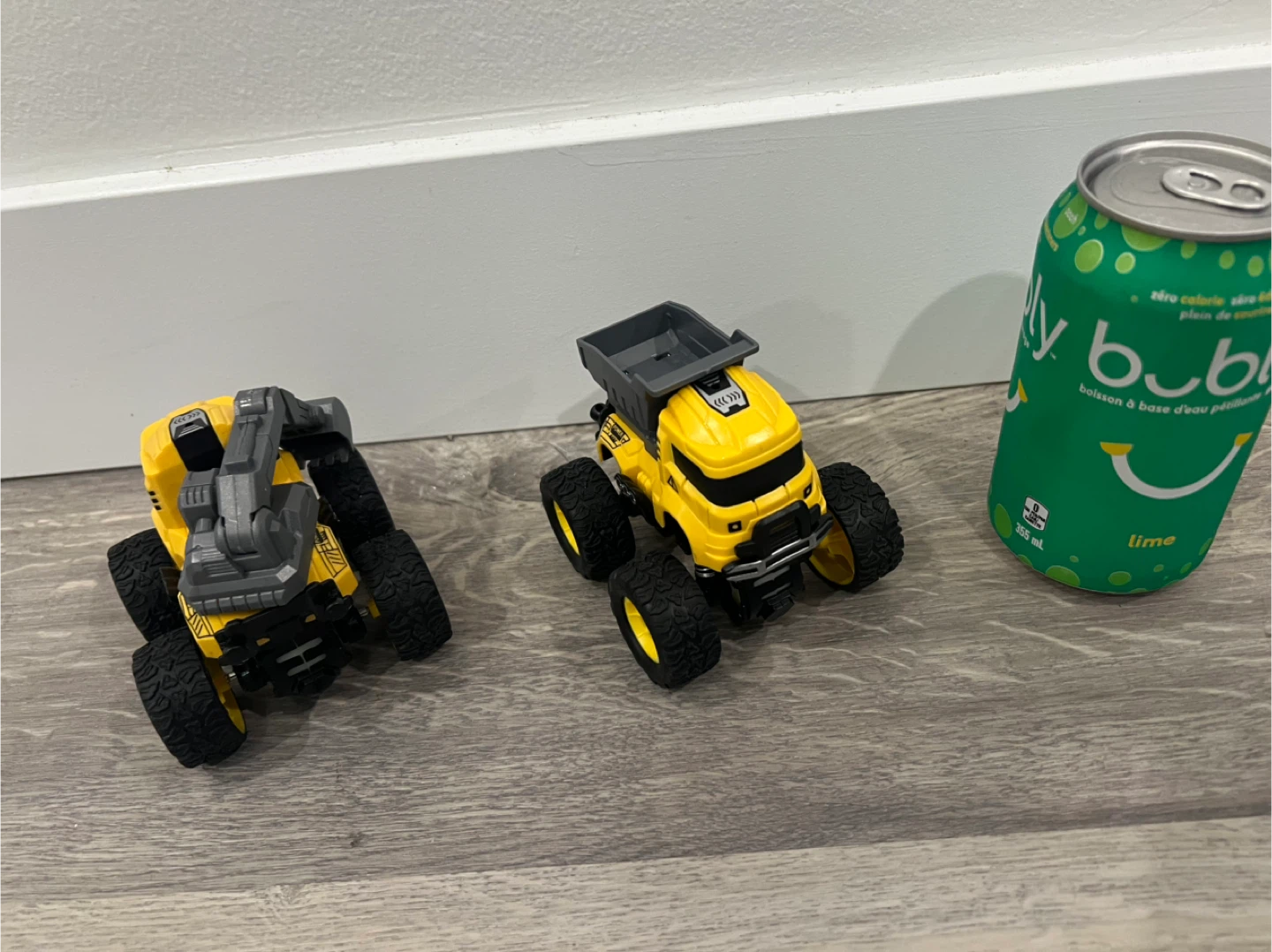 Yellow Construction Toy Trucks (Set of 2)