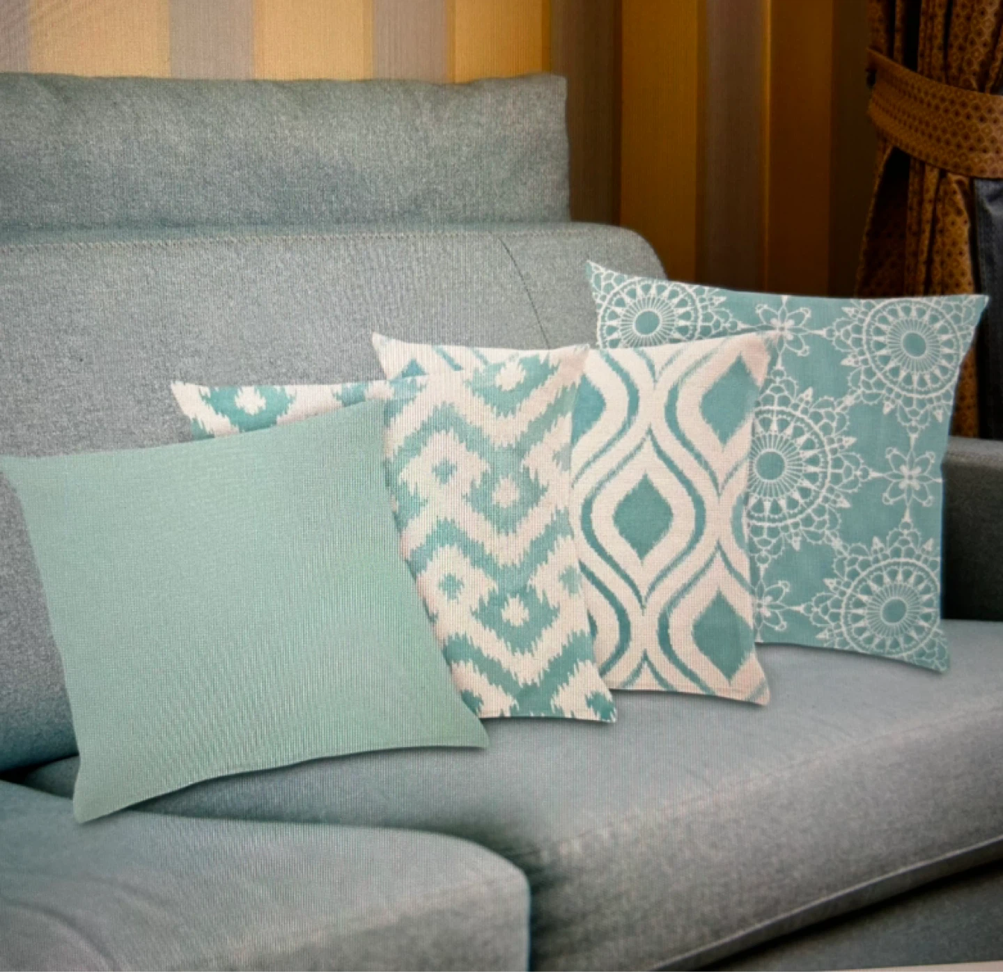 4 Cushion Covers - 18x18 Inch - photo 4