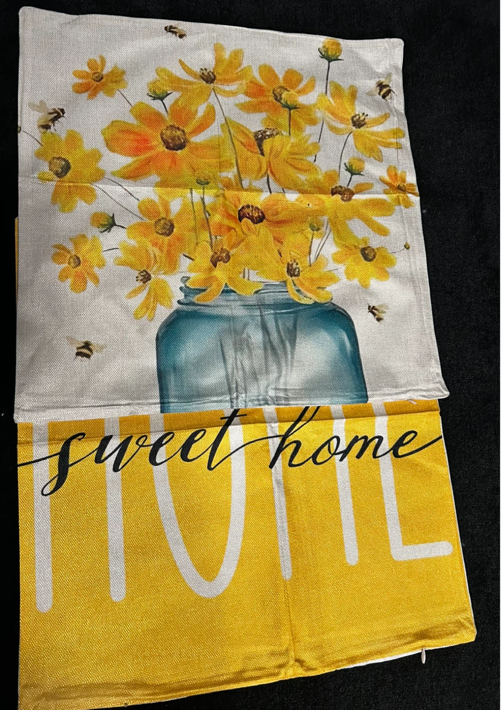 Set of 2 Farmhouse Pillow Covers - 18x18 inch - photo 2
