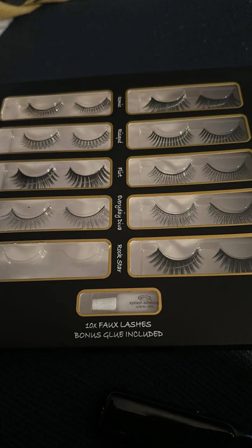 9x Faux Lashes Kit with Bonus Glue