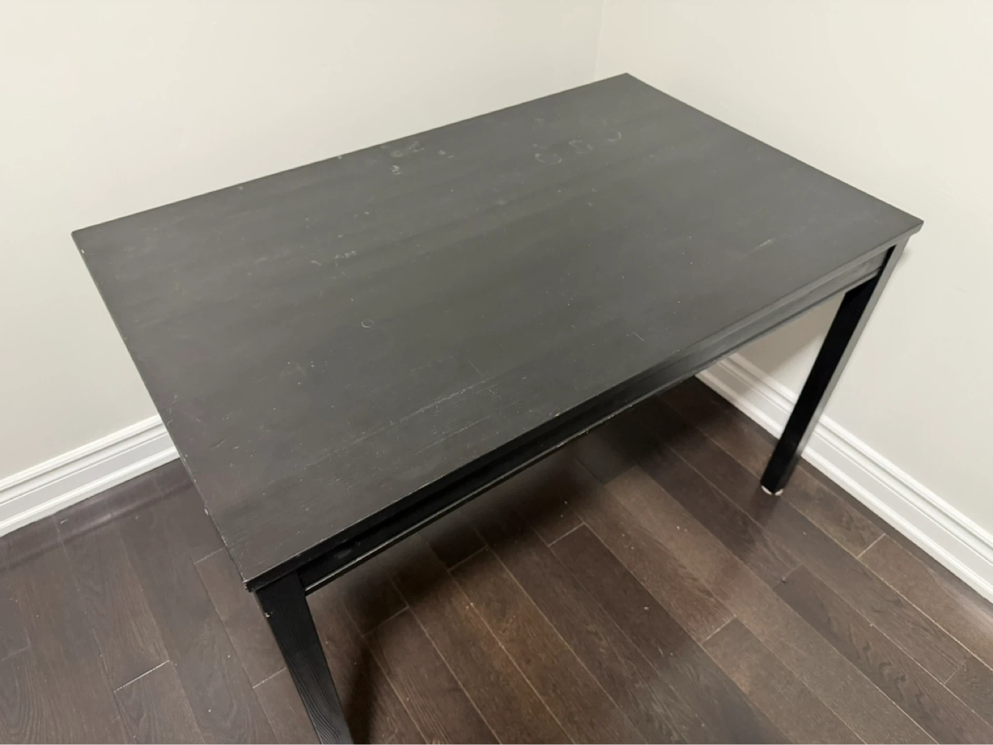 IKEA Black Dining Table - photo 4