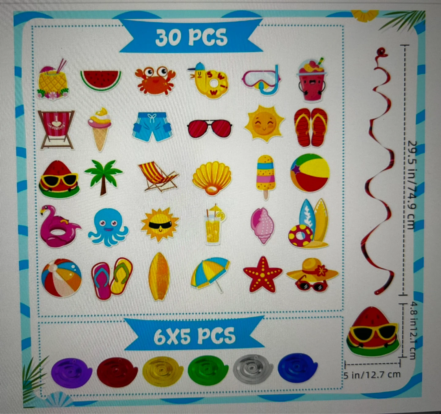 Summer Party Banner and Decorations - photo 5
