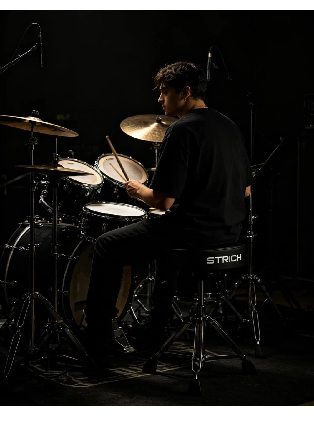 STRICH Drum Throne - Hydraulic Saddle Drum Stool - photo 5