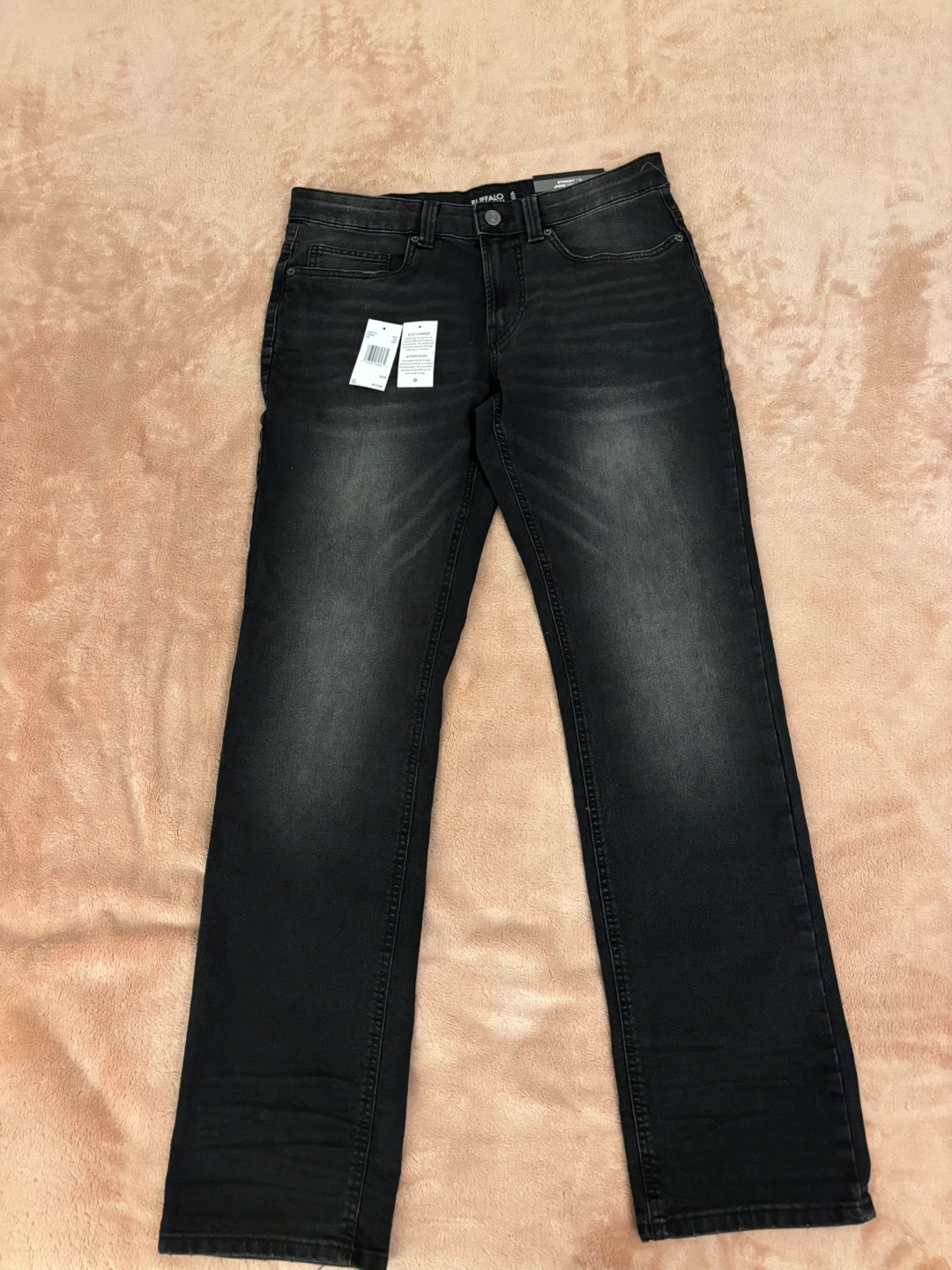 Buffalo David Bitton Straight Six Jeans Black 32/32