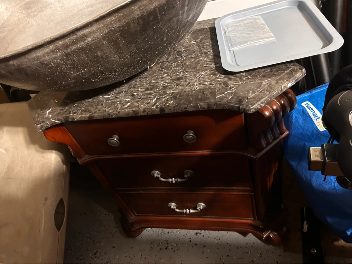 Wooden bedroom set with Marble Top - photo 3