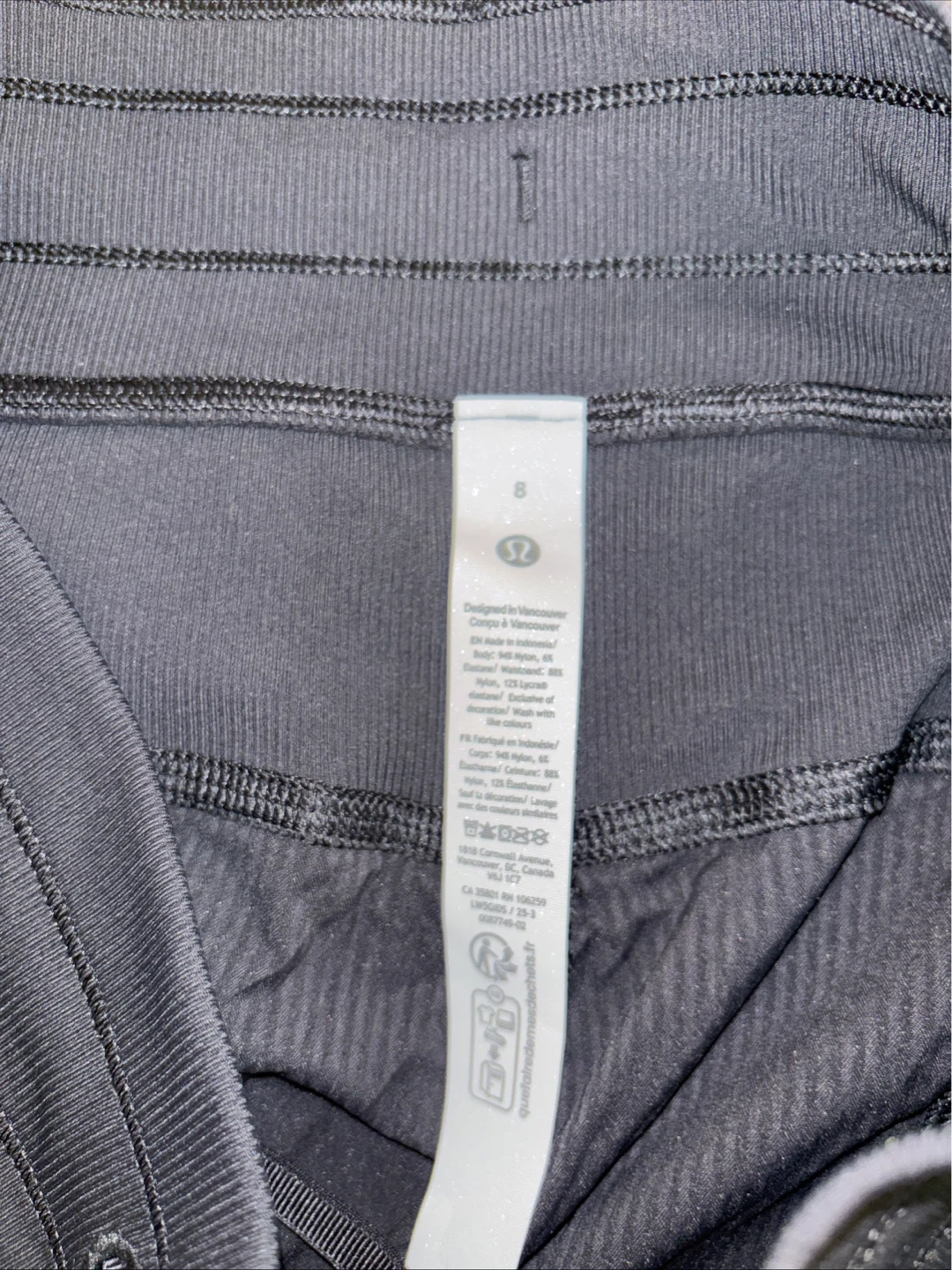 Lululemon Dance Studio Mid-Rise Pant Black Size 8