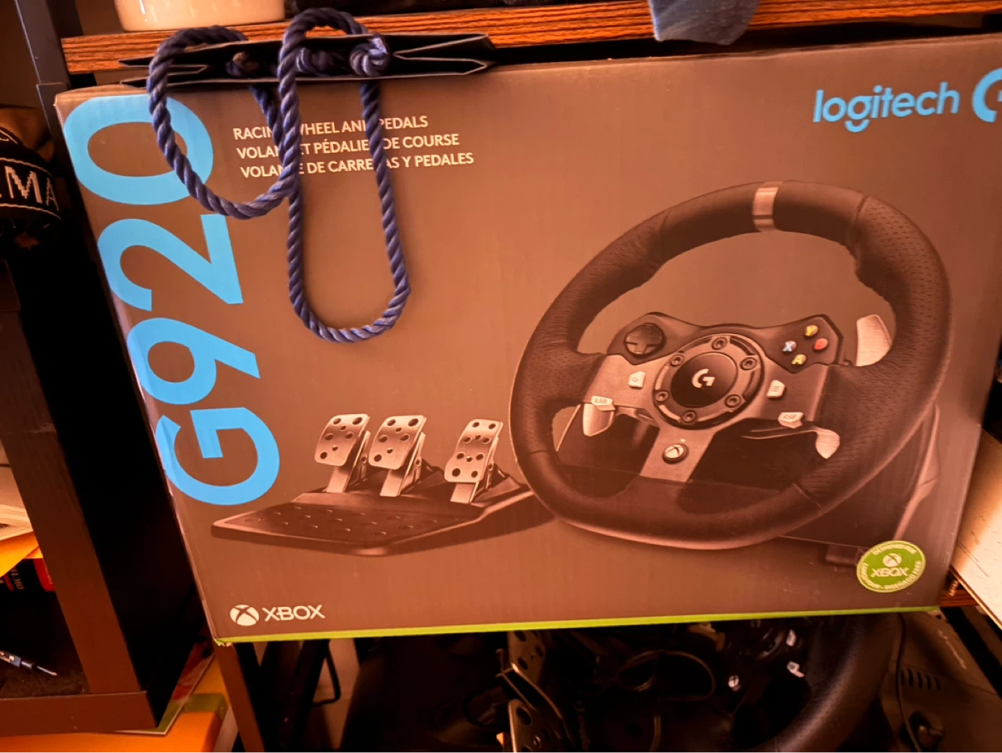Logitech G920 Racing Wheel and Pedals for Xbox