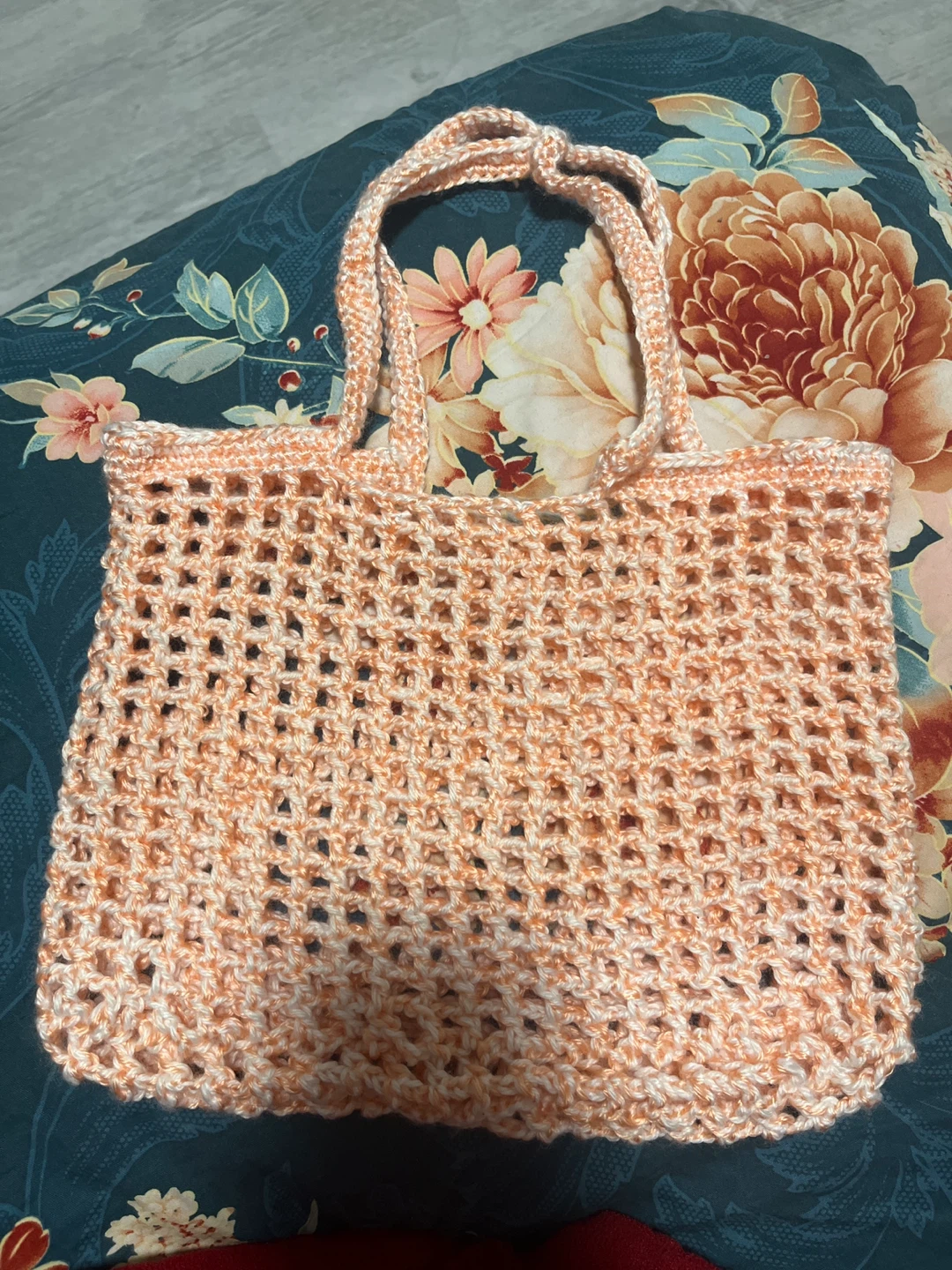 Handmade beach tote bag
