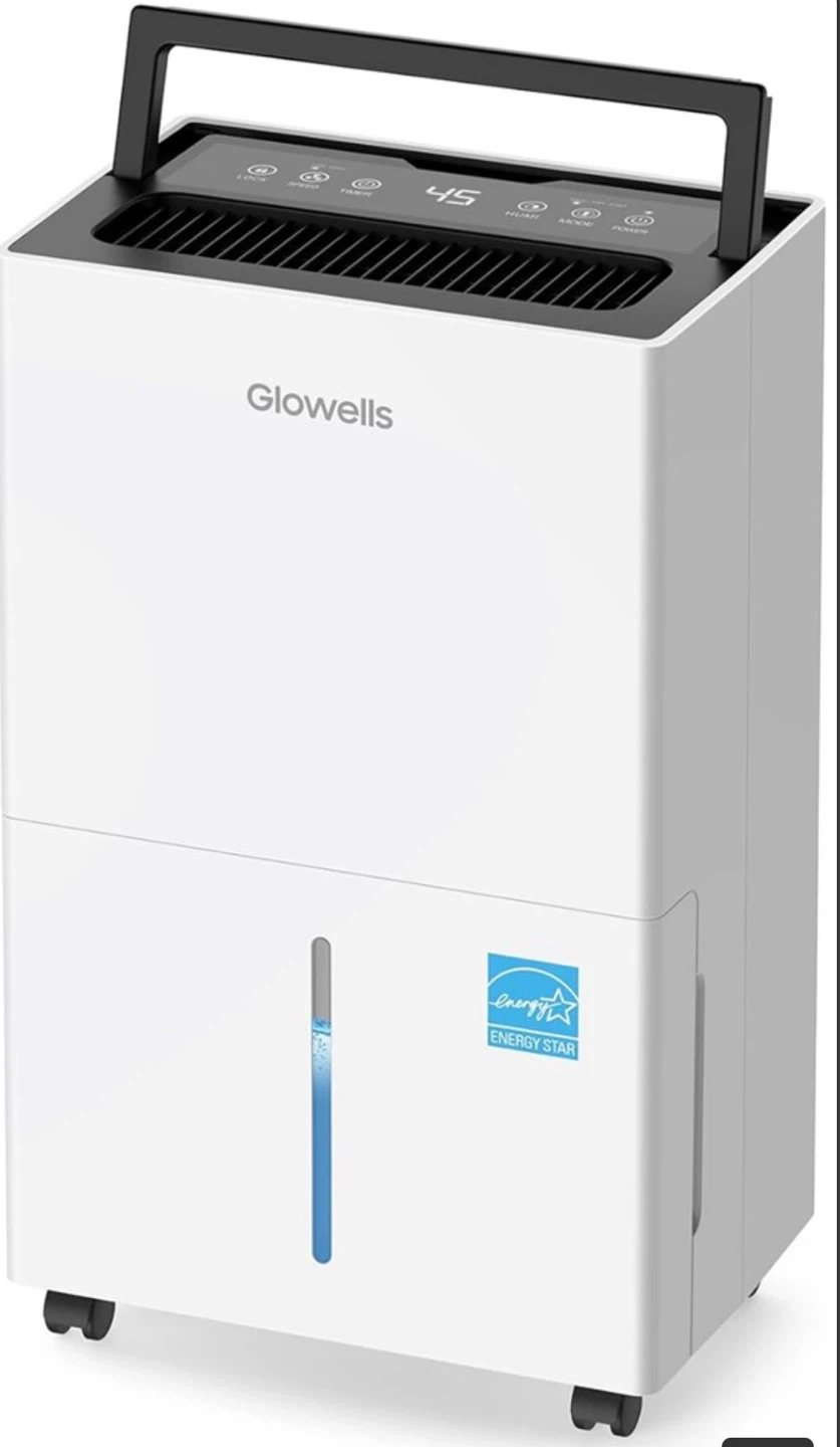 Glowells Dehumidifier with Energy Star Rating