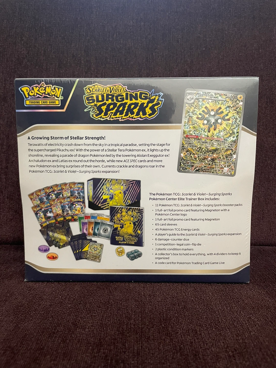 Pokemon Surging Sparks ETB Pokemon Center - photo 2