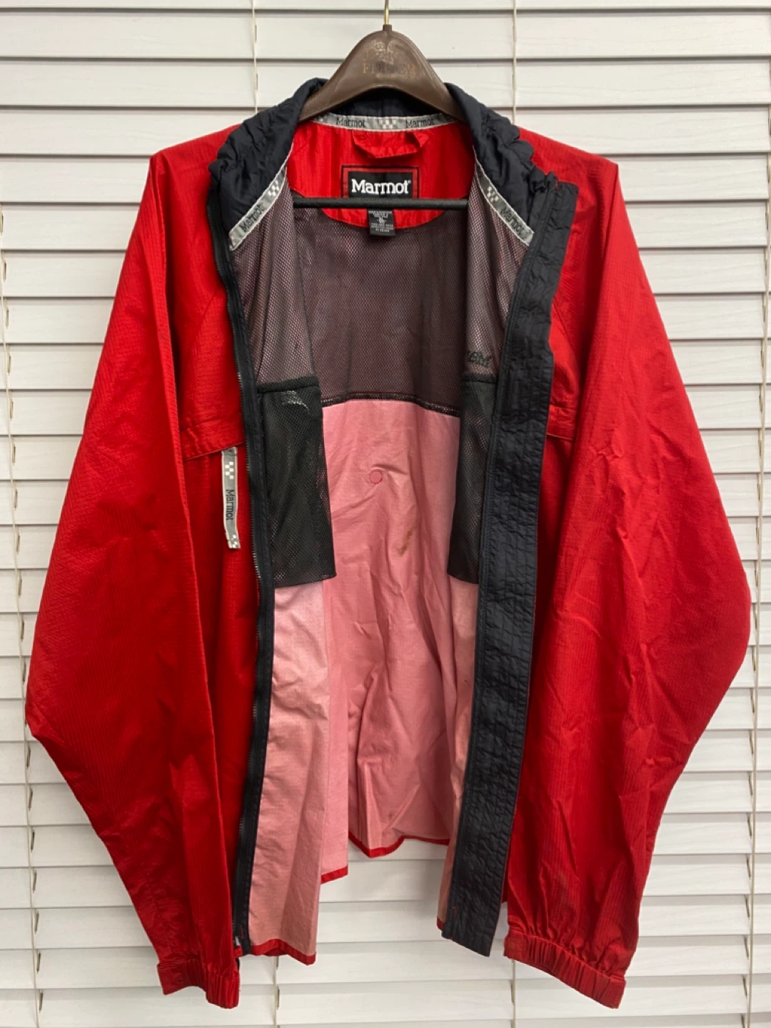 Marmot Red Windbreaker Jacket XL - photo 3