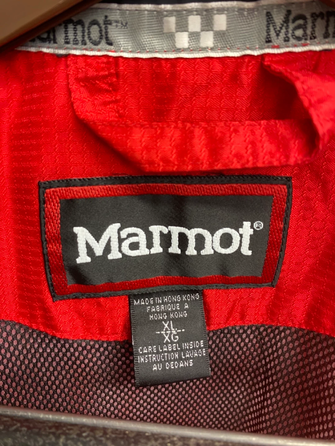 Marmot Red Windbreaker Jacket XL - photo 4