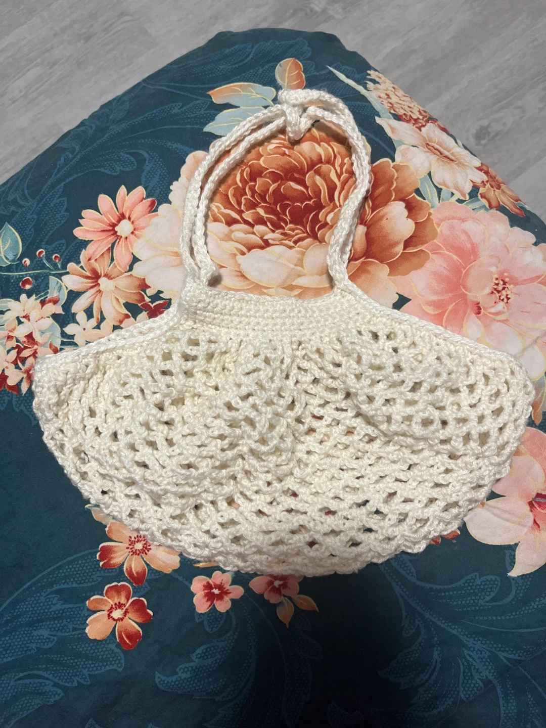 Mesh market crochet bag