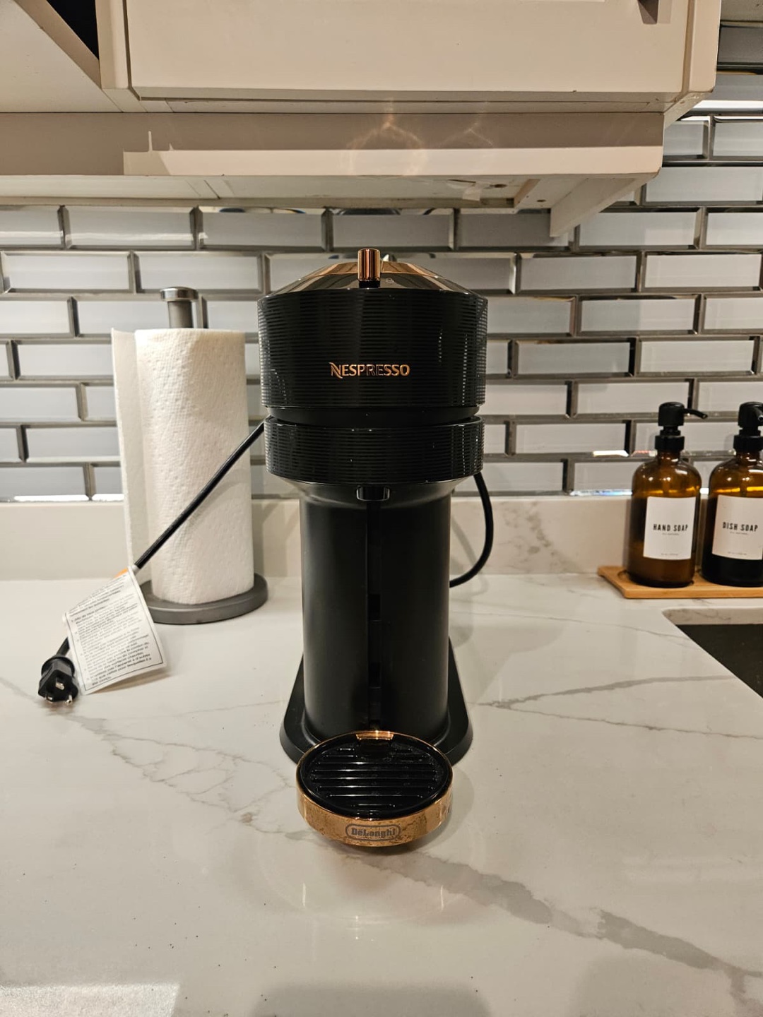 Nespresso Vertuo Next Coffee Machine - Black & Rose Gold - photo 2