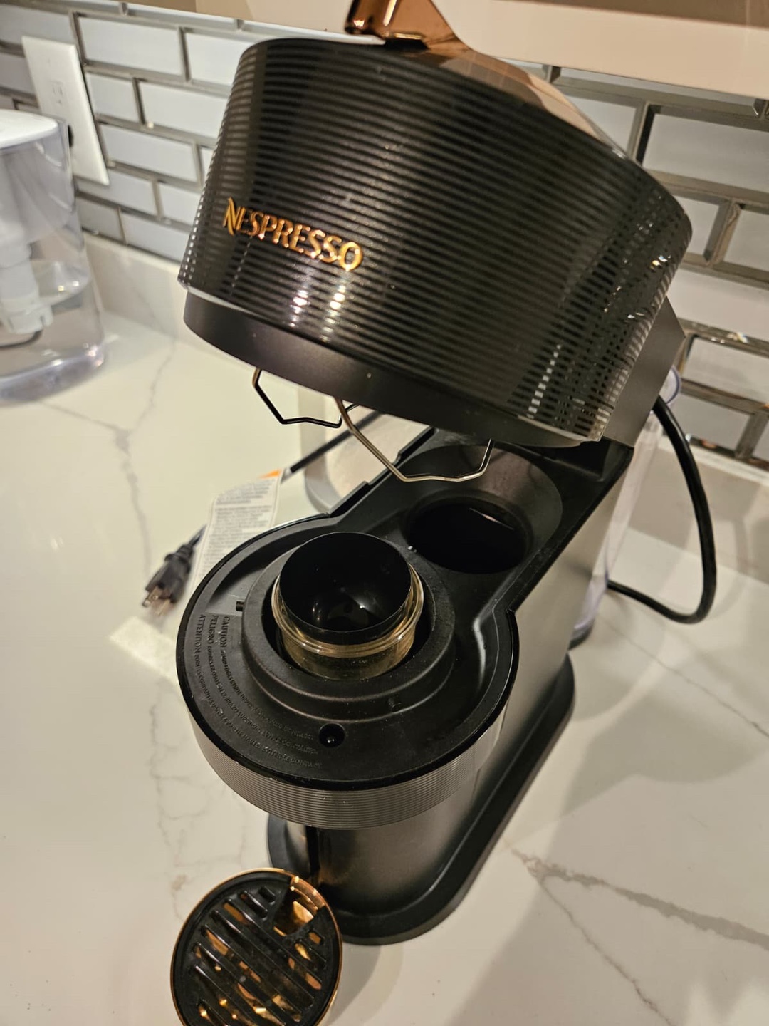 Nespresso Vertuo Next Coffee Machine - Black & Rose Gold - photo 4
