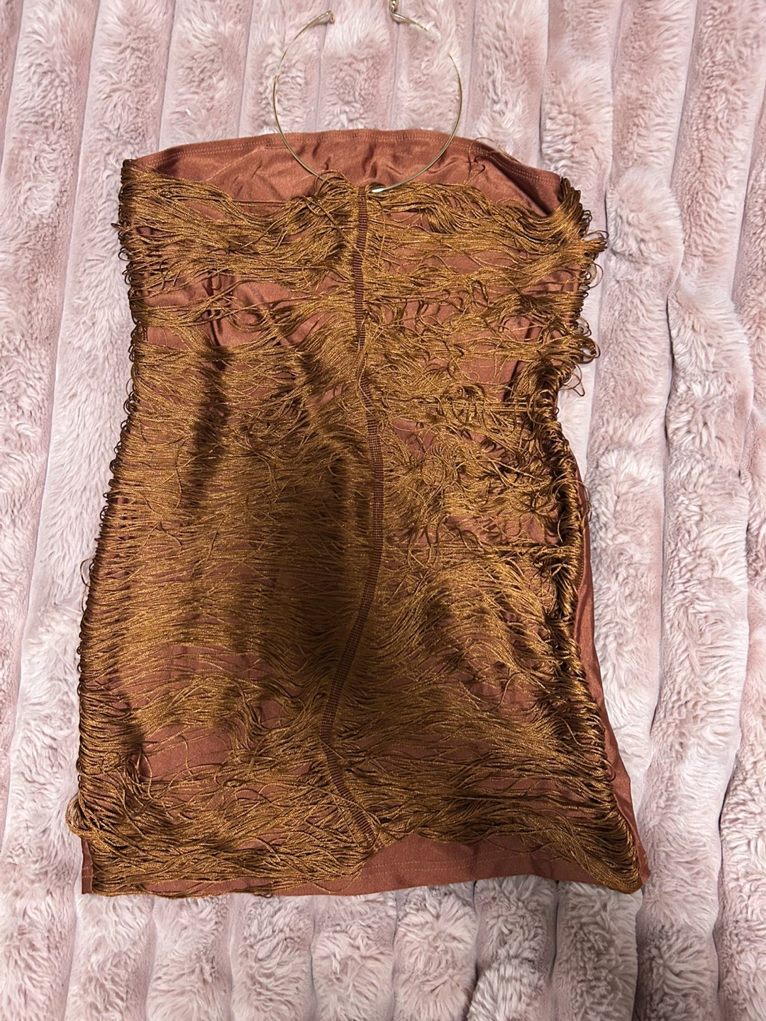 Robe à franges moulante - photo 4