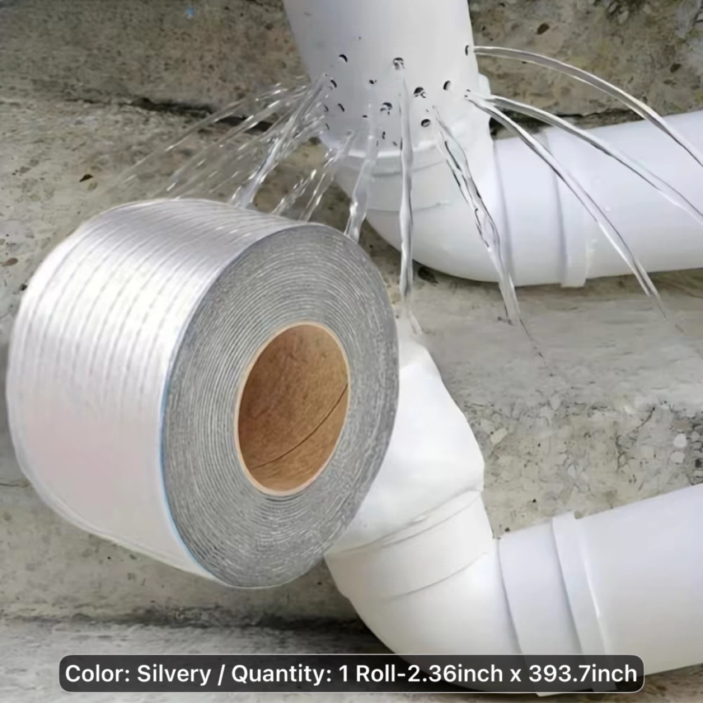 1 Roll Heavy-Duty Tape - Suitable for Roof/Wall/Pipe
