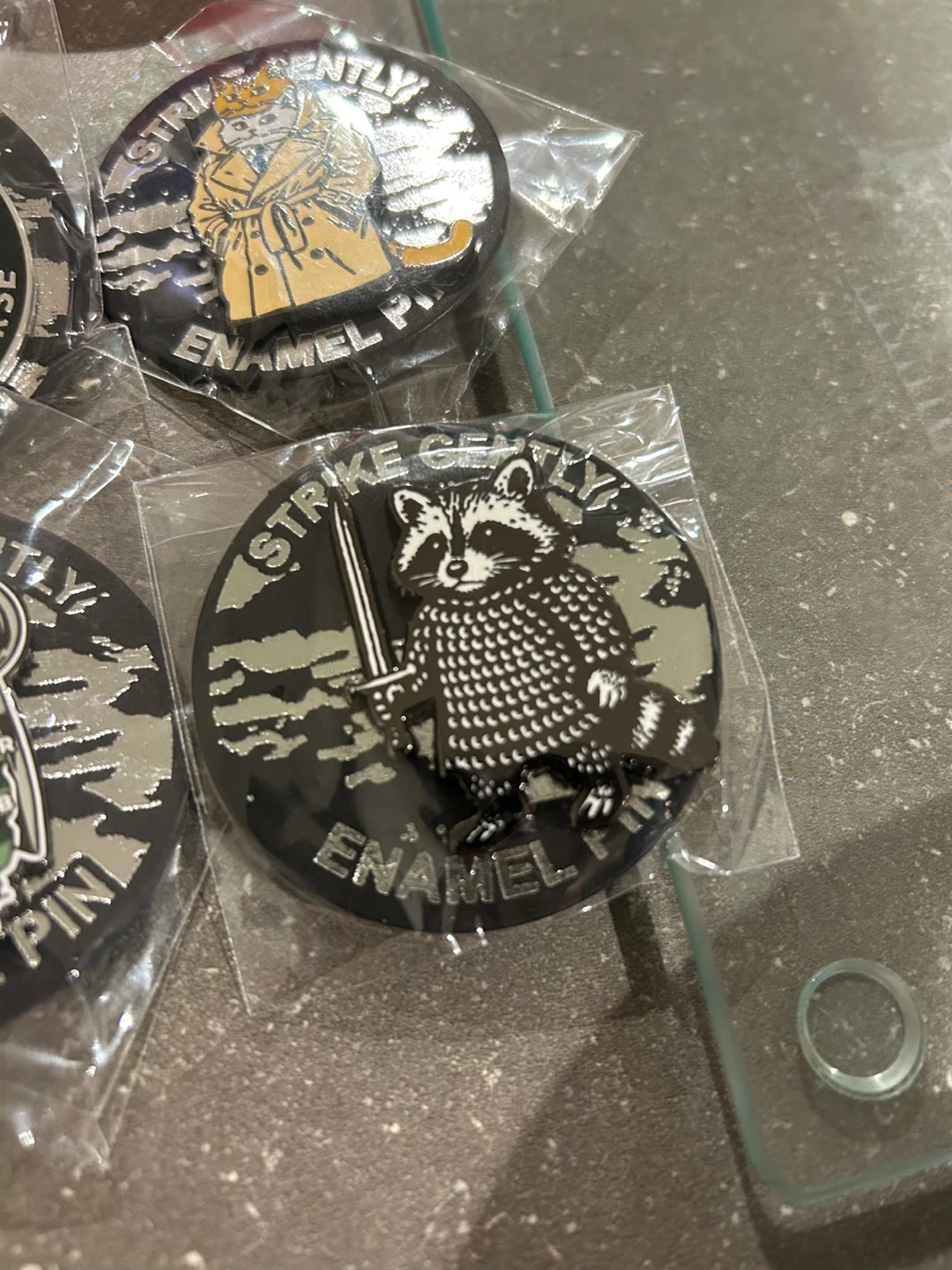 Four Hard Enamel Pins - photo 3