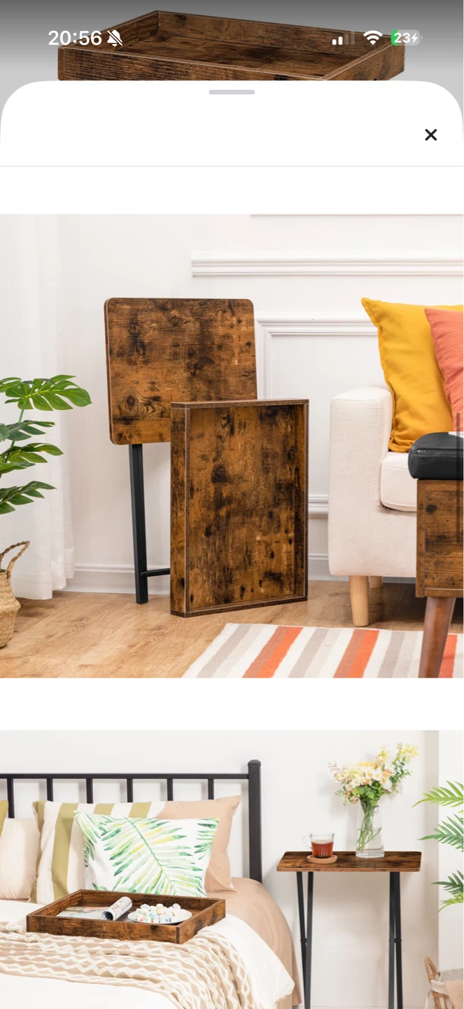 Tray Table with Raised Edge - photo 4