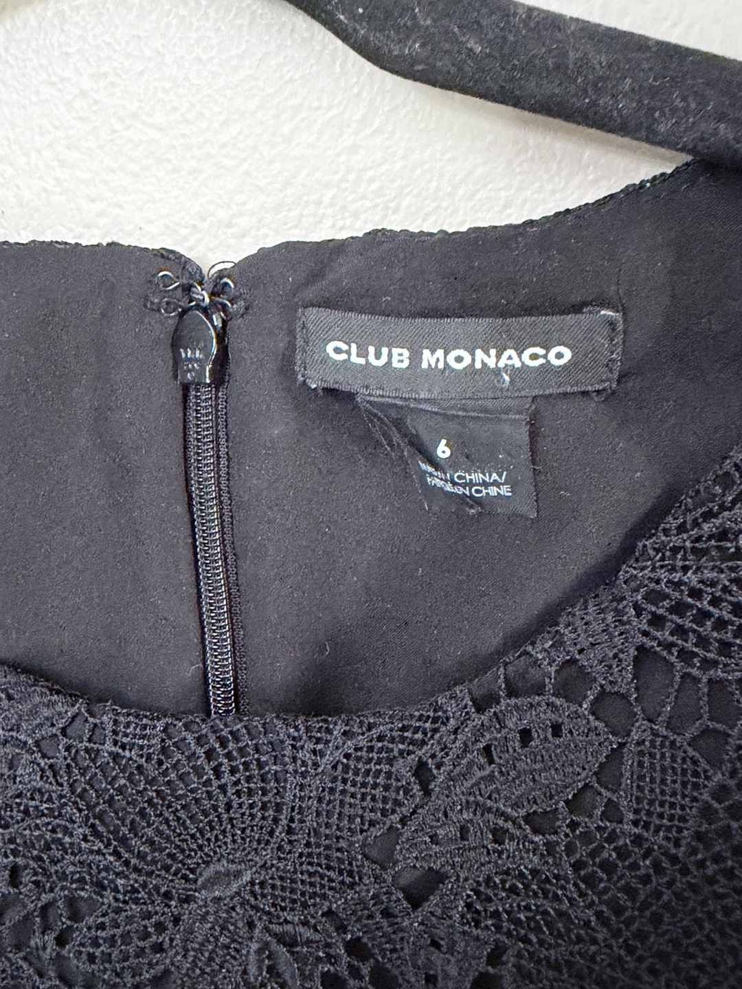 Club Monaco Black Lace Cocktail Dress - Size 6 - photo 4