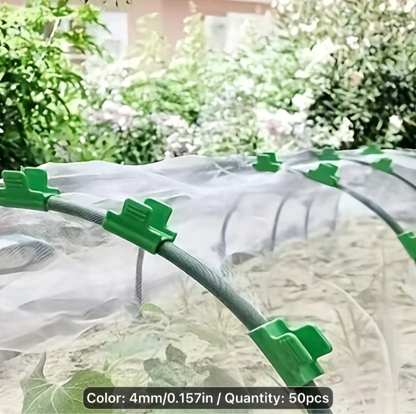 50pcs Plastic Greenhouse Clips - Suitable for Securing Plastic - photo 2