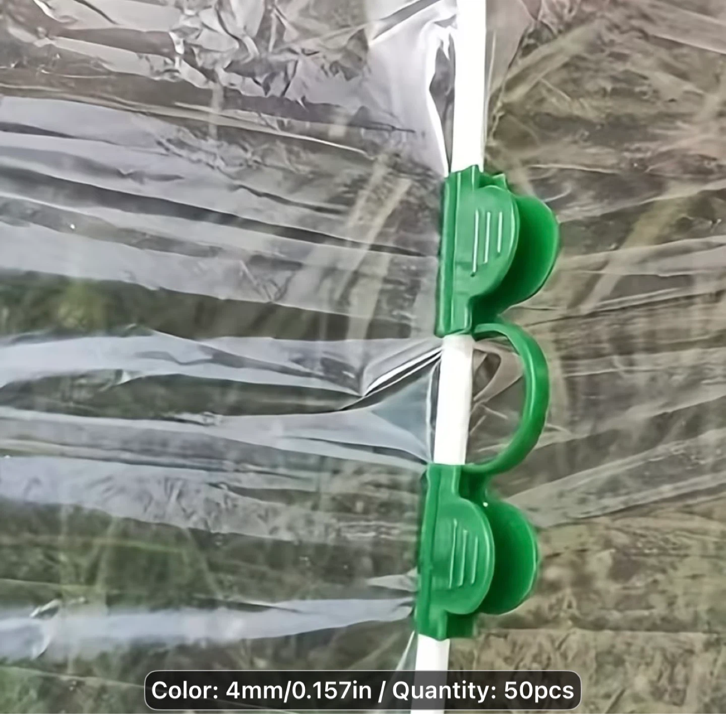 50pcs Plastic Greenhouse Clips - Suitable for Securing Plastic - photo 3