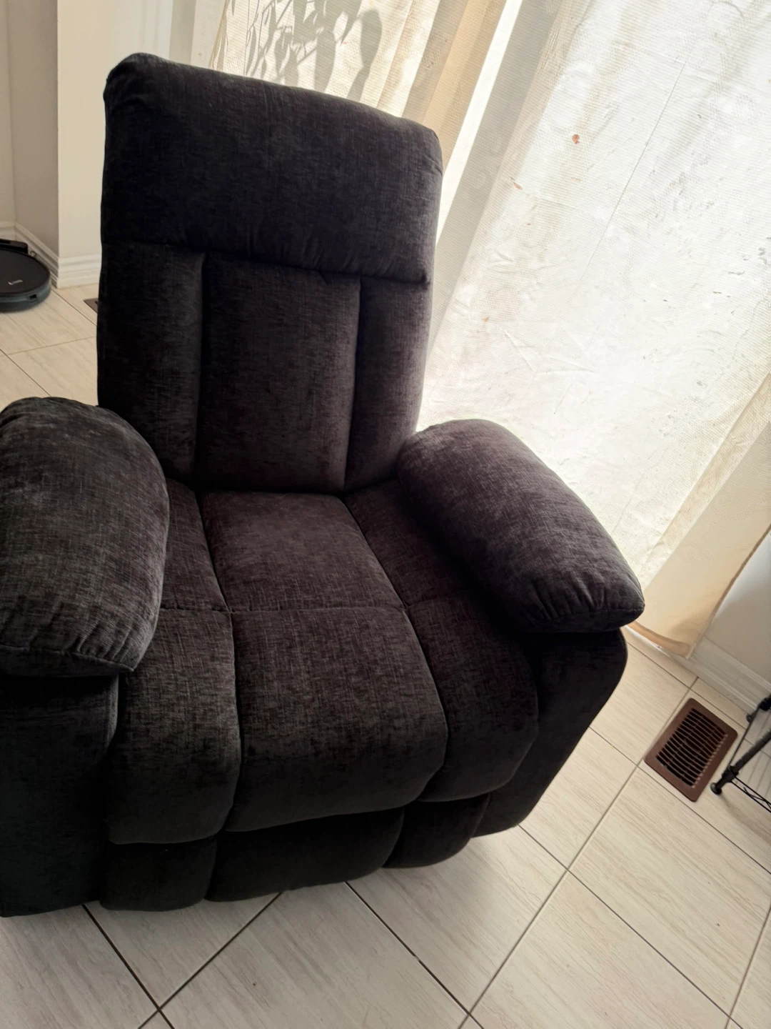 Dark Grey Recliner Chair - photo 3