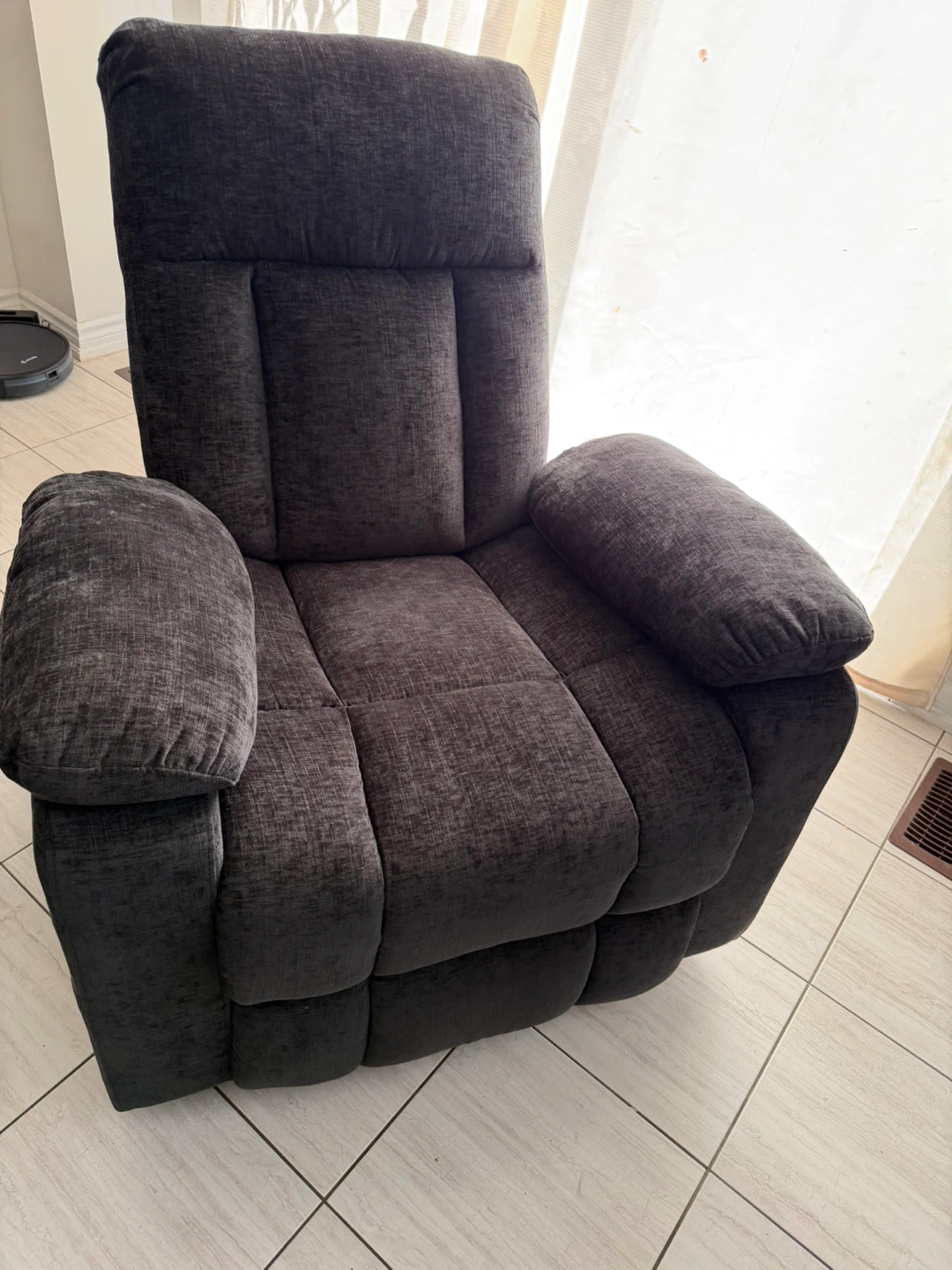 Dark Grey Recliner Chair