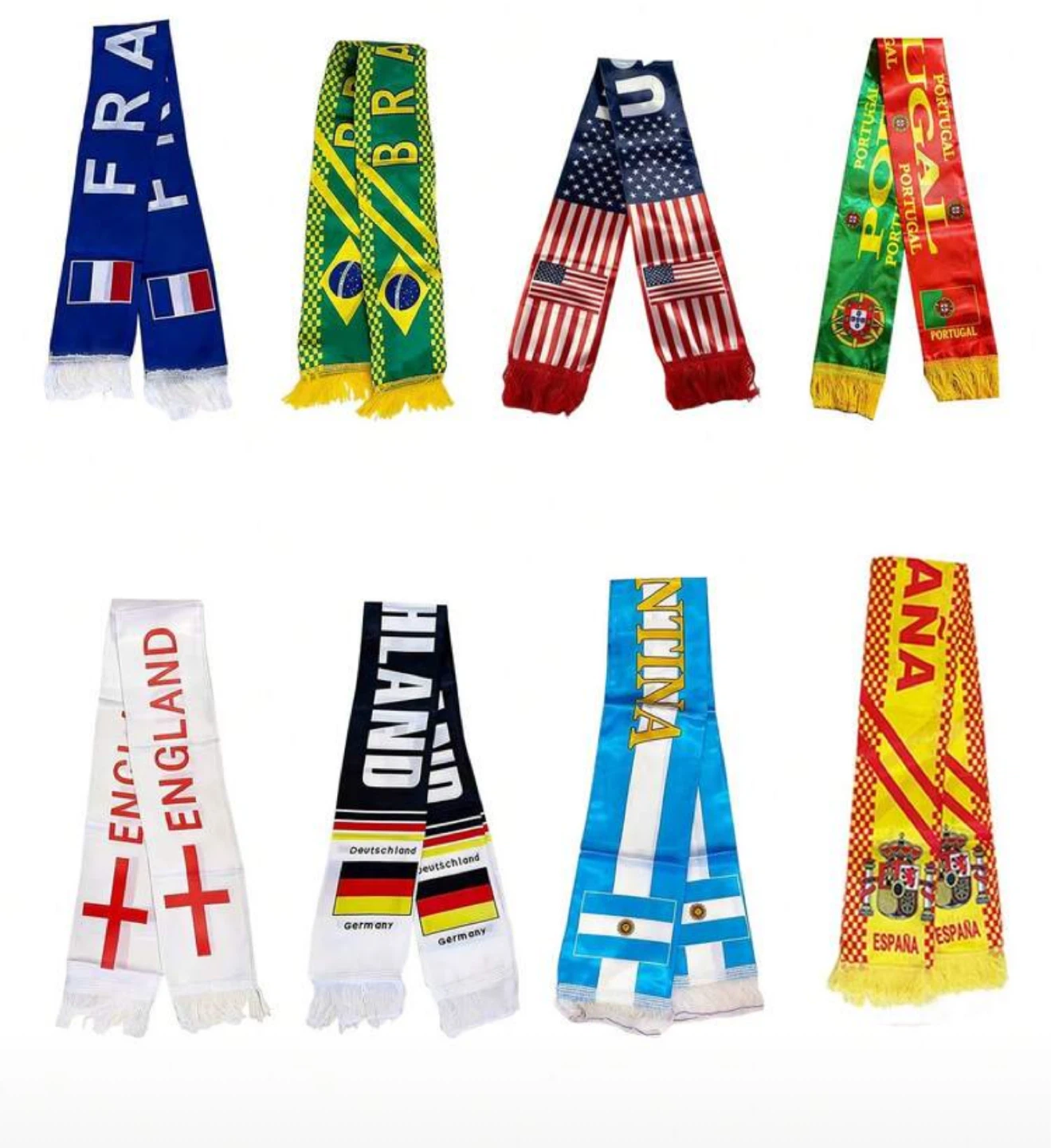 Assorted Country Scarves - Soccer Fan Gear - photo 2