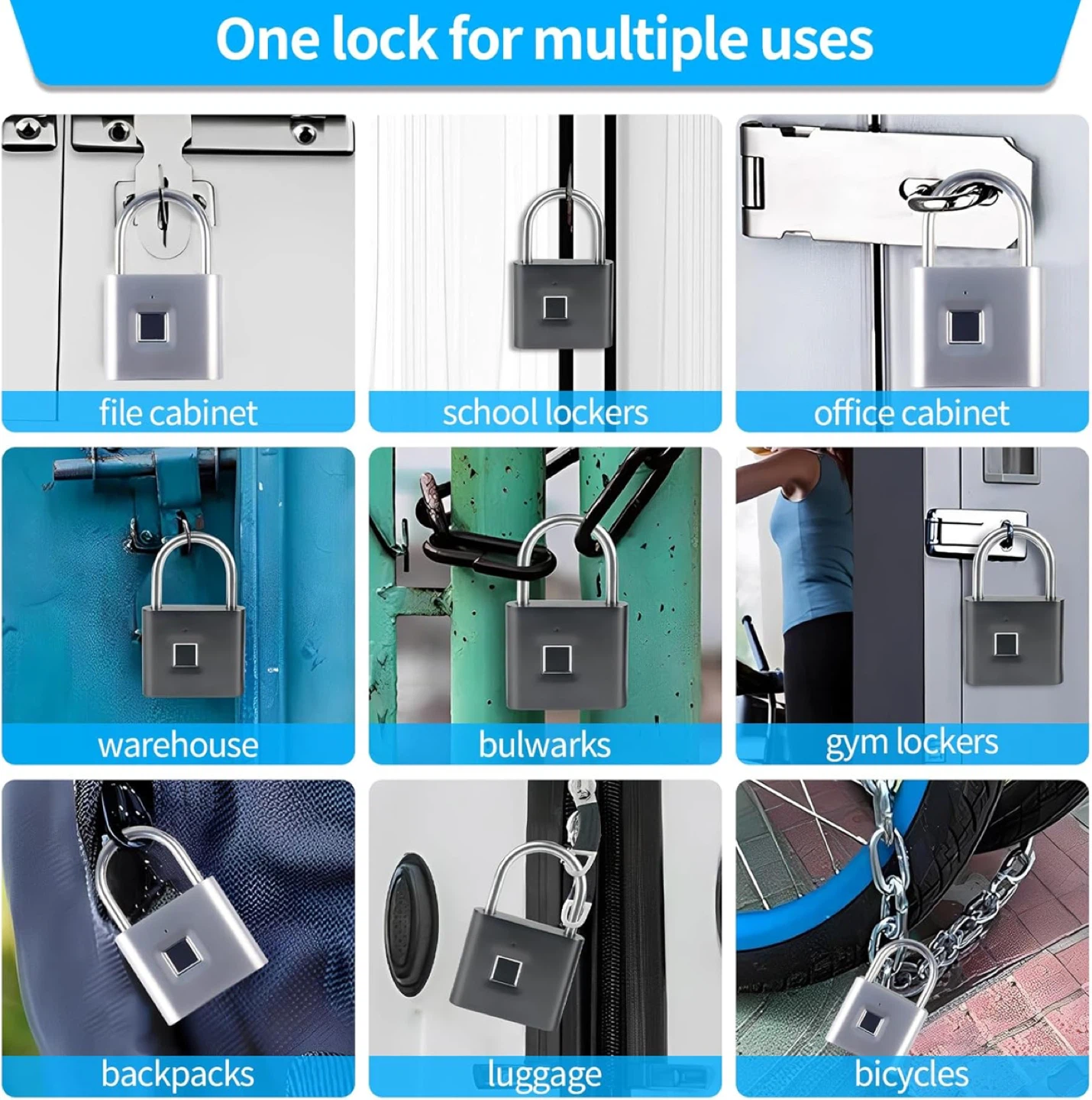 Fingerprint Smart Padlock - photo 4
