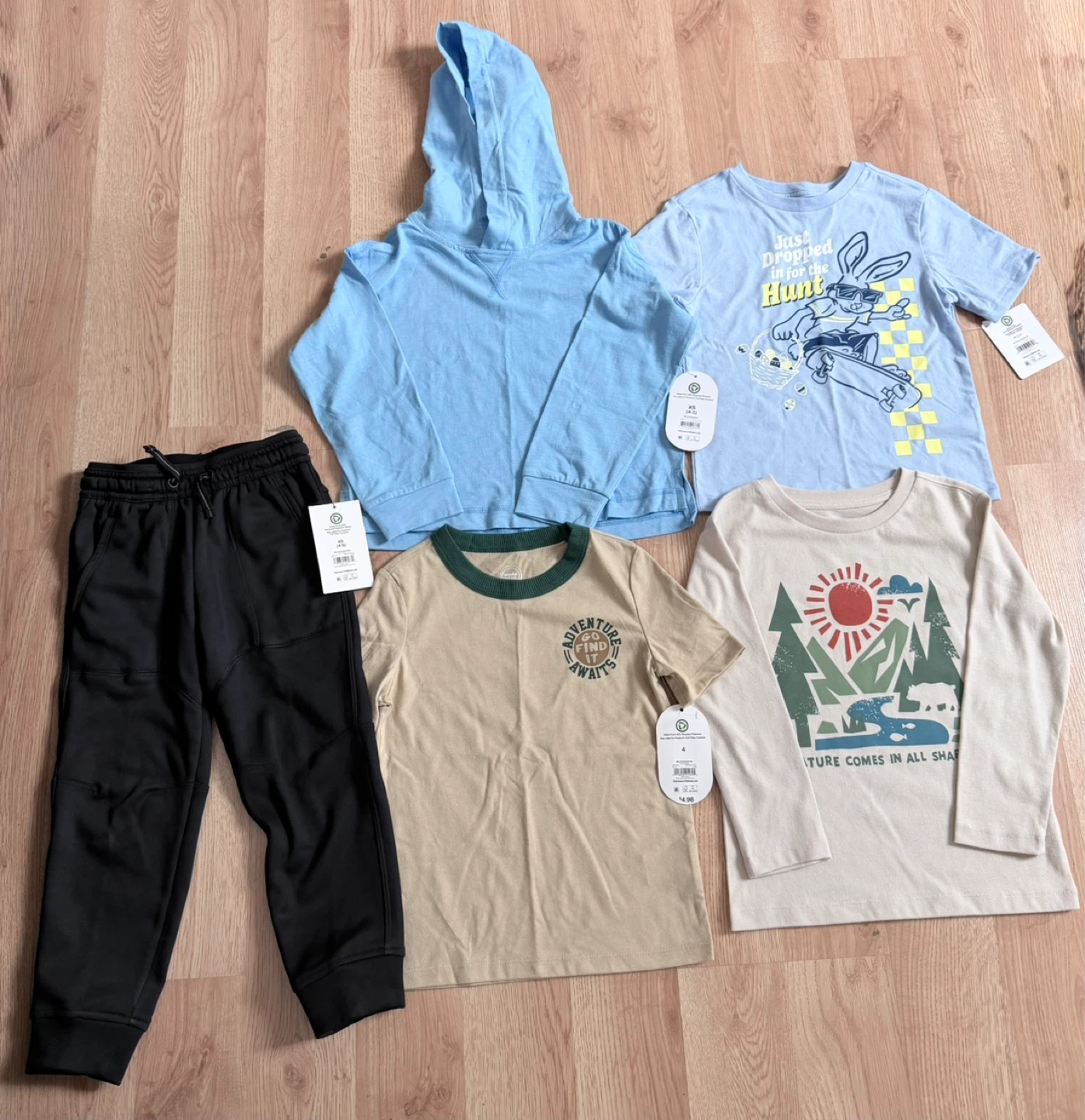 Wonder Nation Boys Clothes Bundle(xs 4-5)