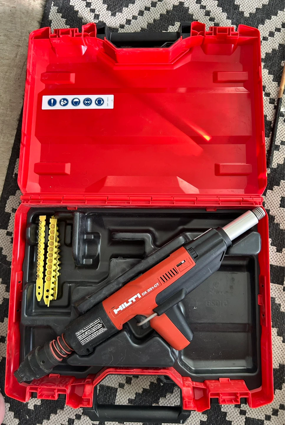 Hilti DX 351-CT Tool Case with Nailer