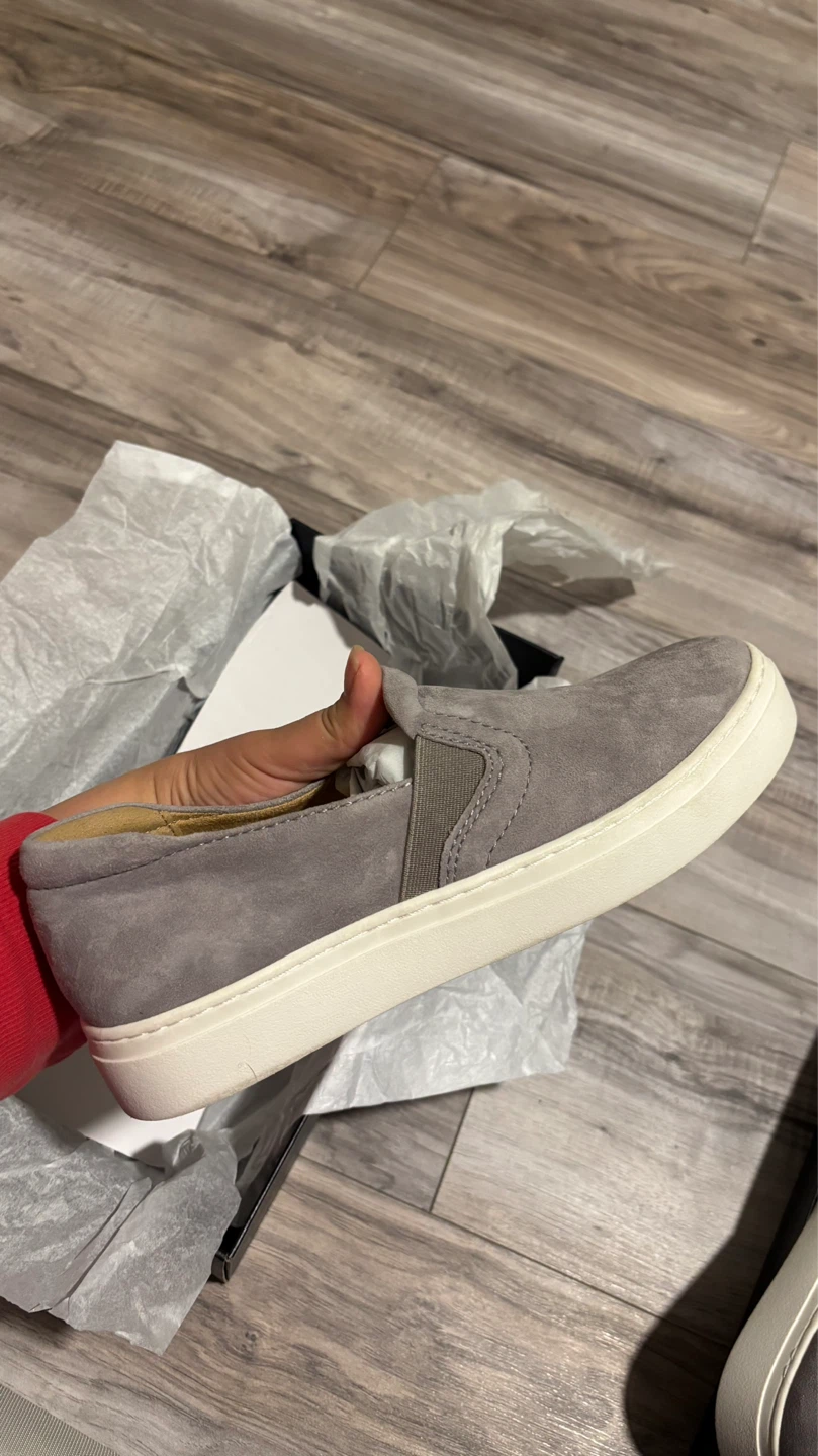 Brand New Naturalizer Grey Suede Slip-On Sneakers