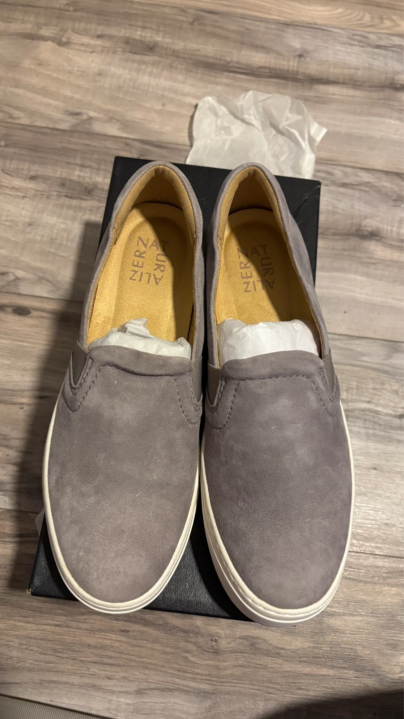 Brand New Naturalizer Grey Suede Slip-On Sneakers - photo 2