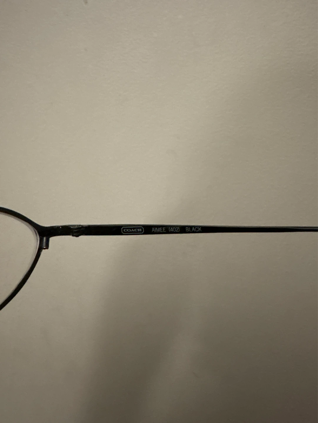 Vintage Coach AIMEE (402) Black Titanium Eyeglasses - photo 3