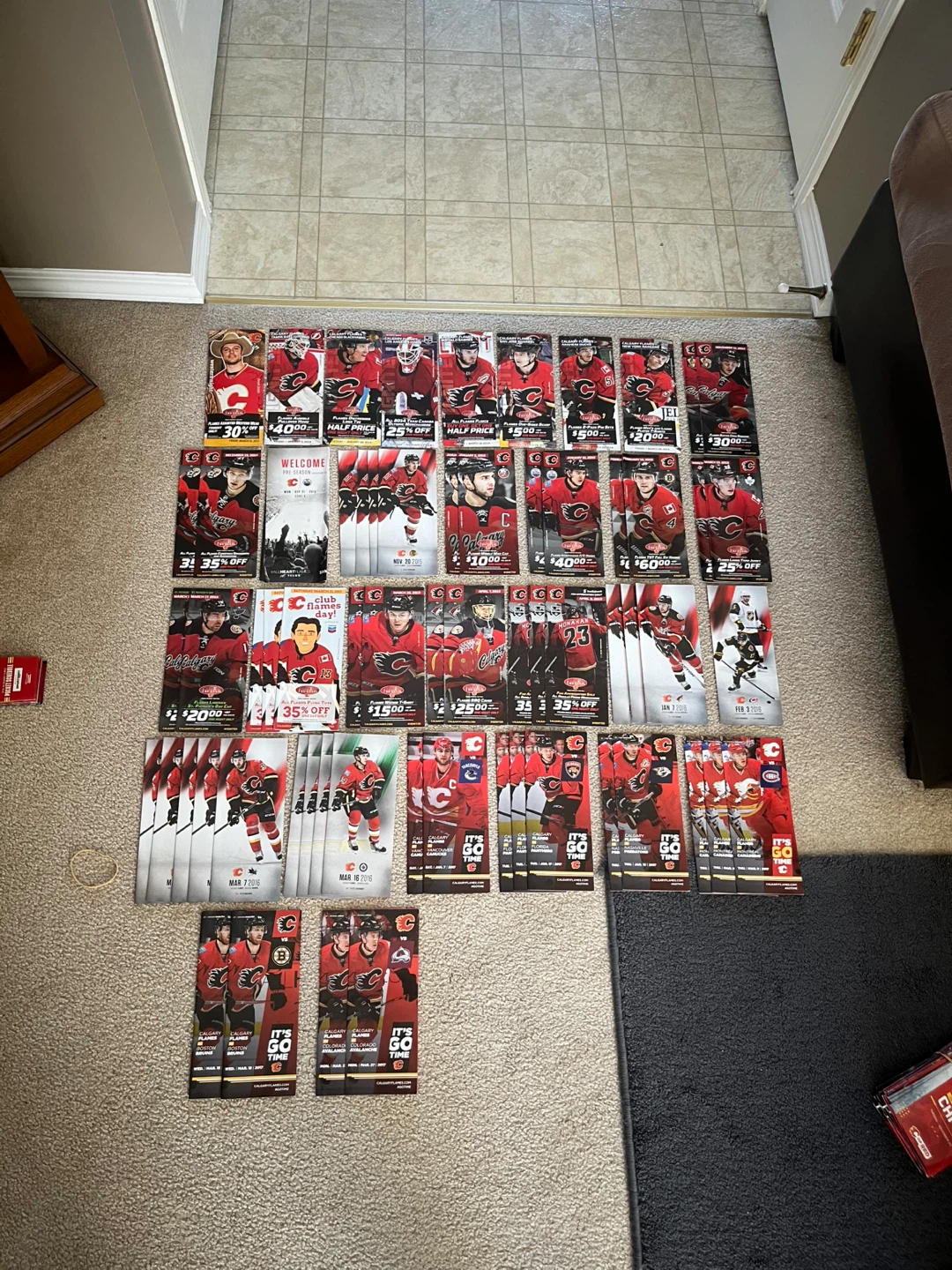 Old Flames Game Rosters and Game Programs - photo 2