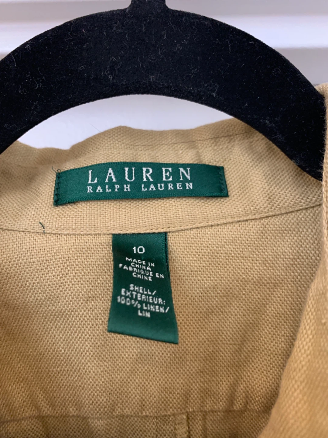 Lauren Ralph Lauren Linen Shirt Dress Size 10 - photo 2
